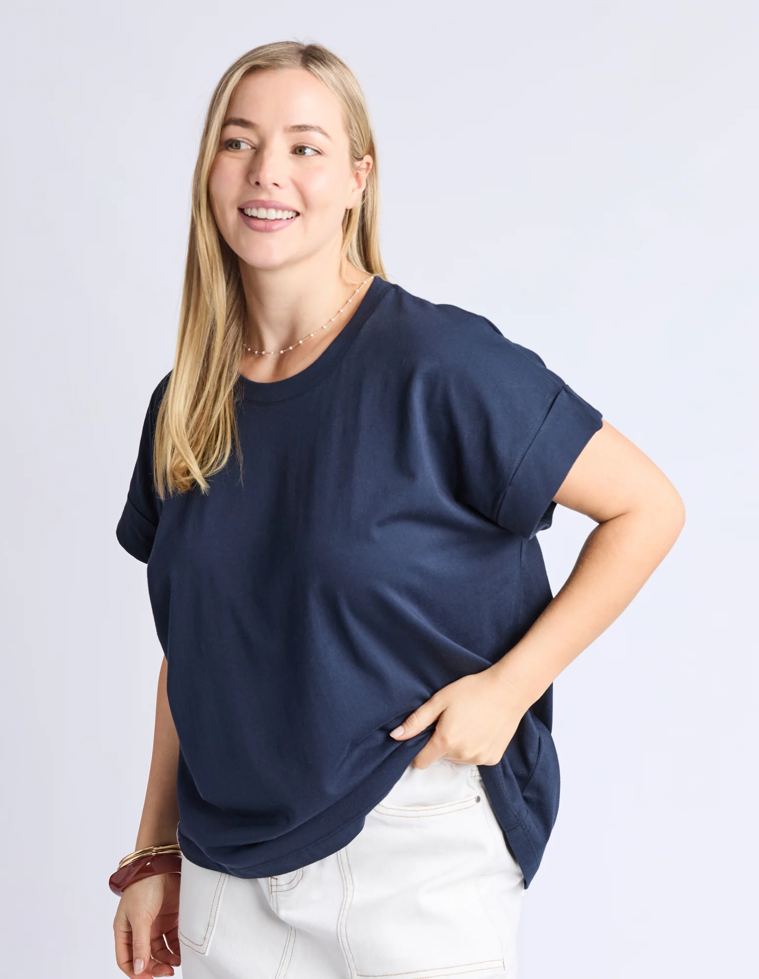 Mckinley Tee Navy - Image 4