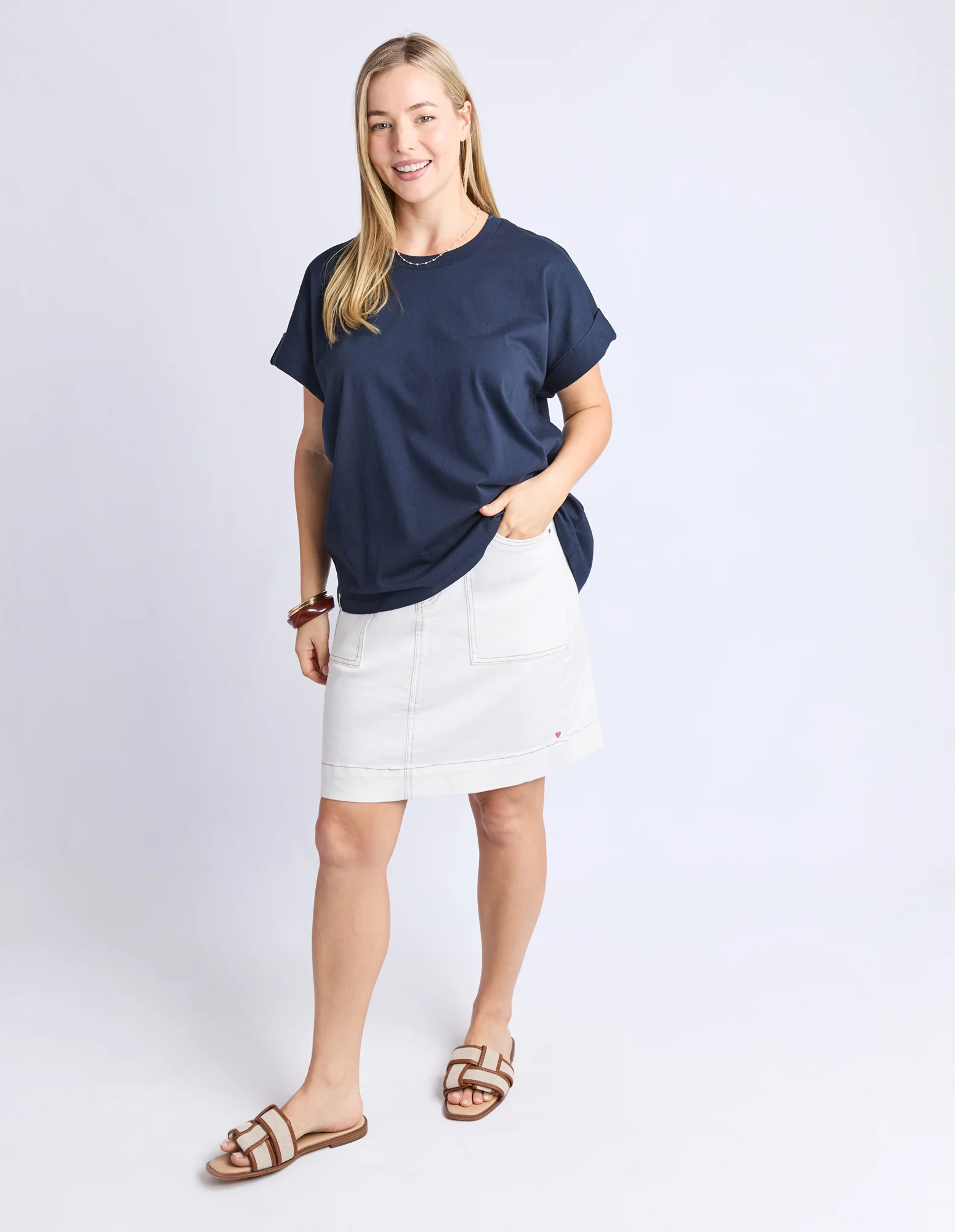 Mckinley Tee Navy - Image 6