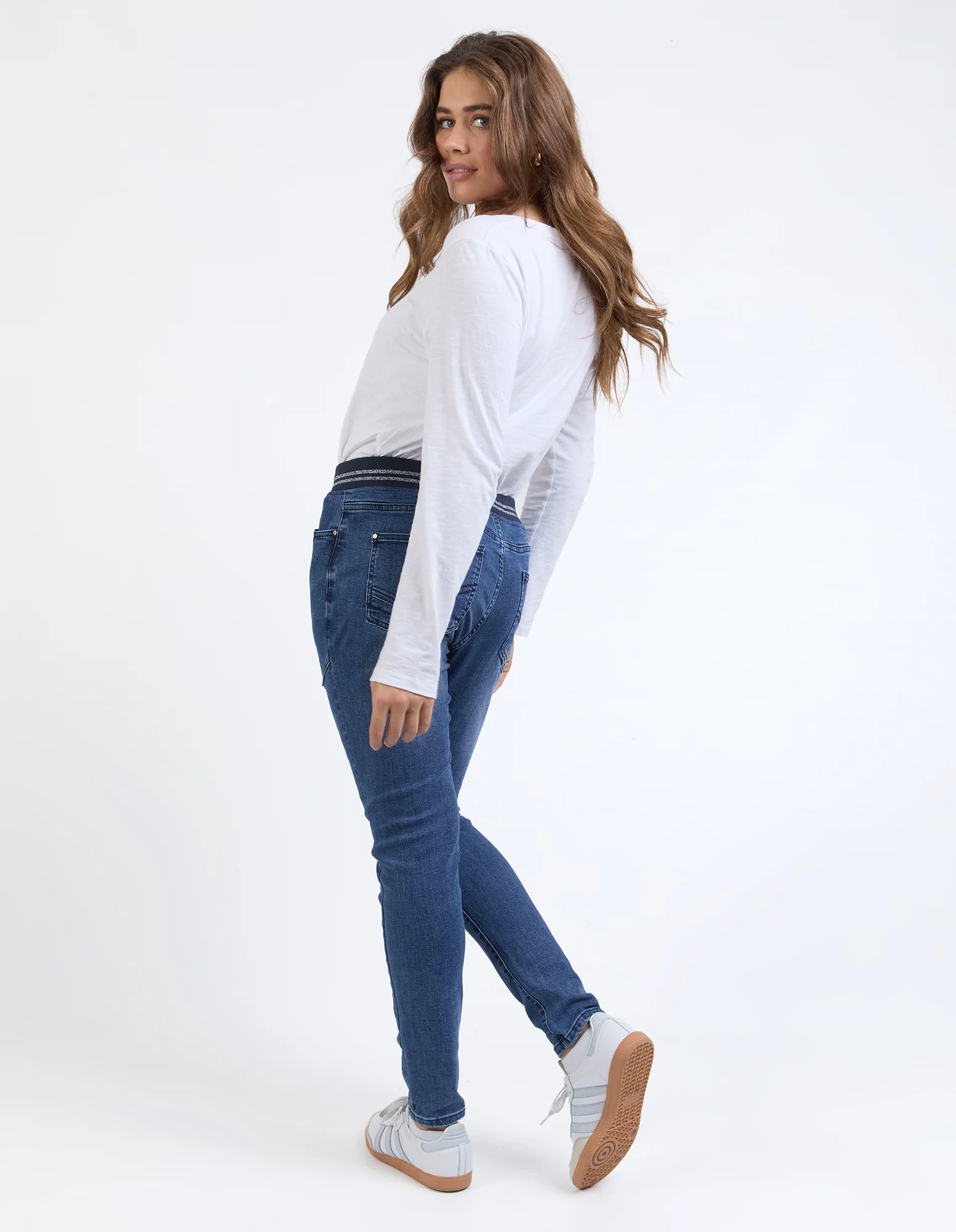 Melody Denim Jogger Dusty Blue - Image 3