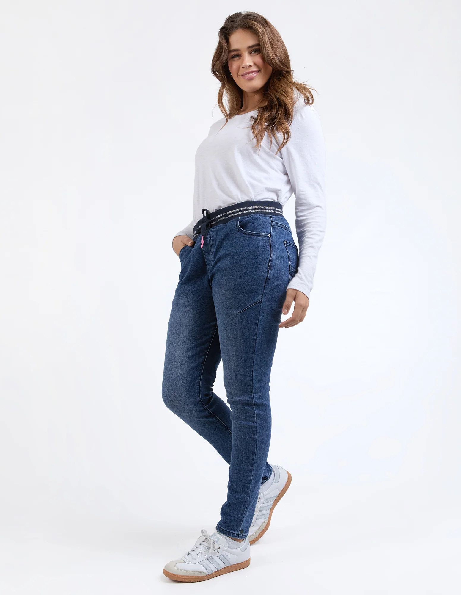 Melody Denim Jogger Dusty Blue - Image 6