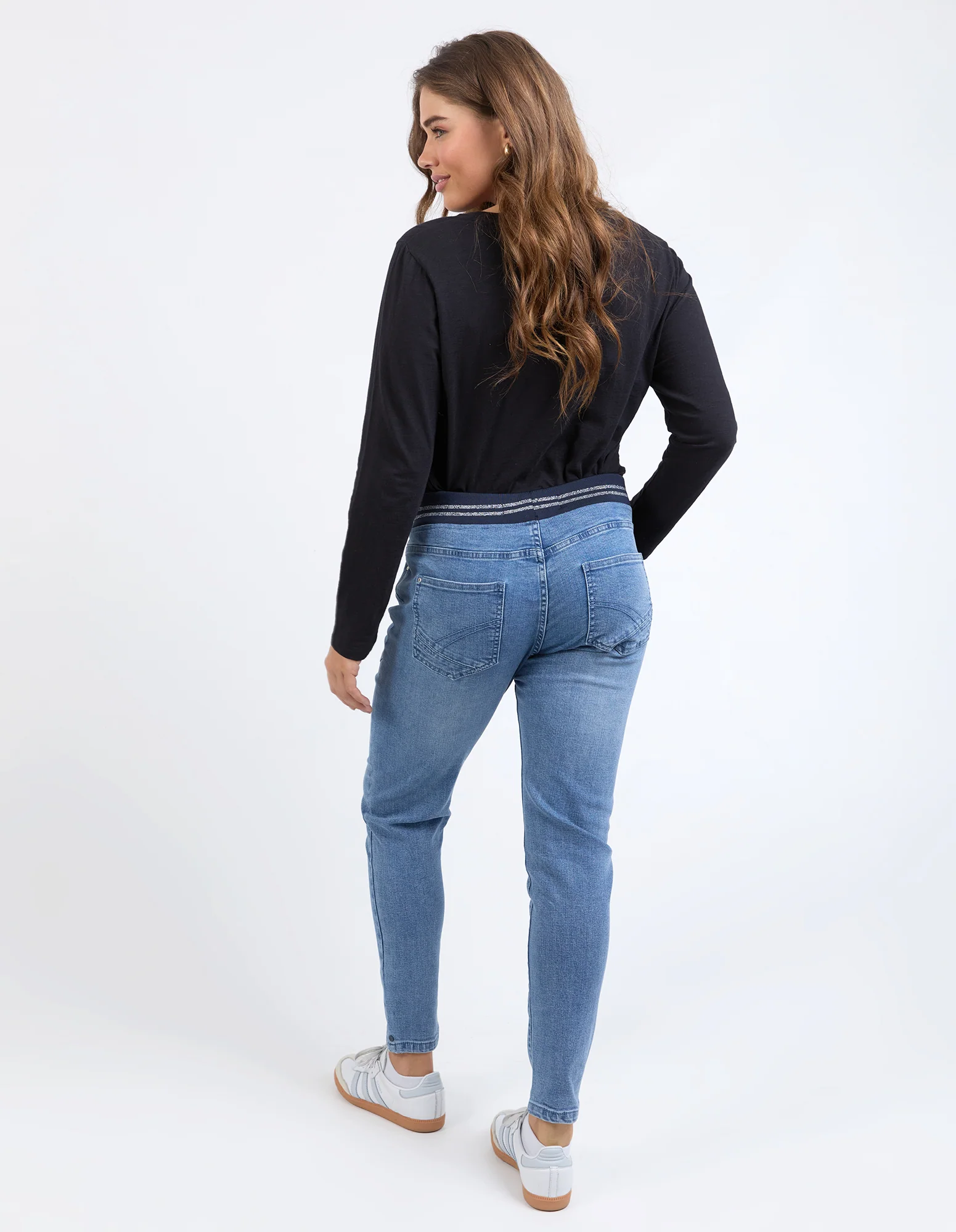 Melody Denim Jogger Light Blue - Image 3