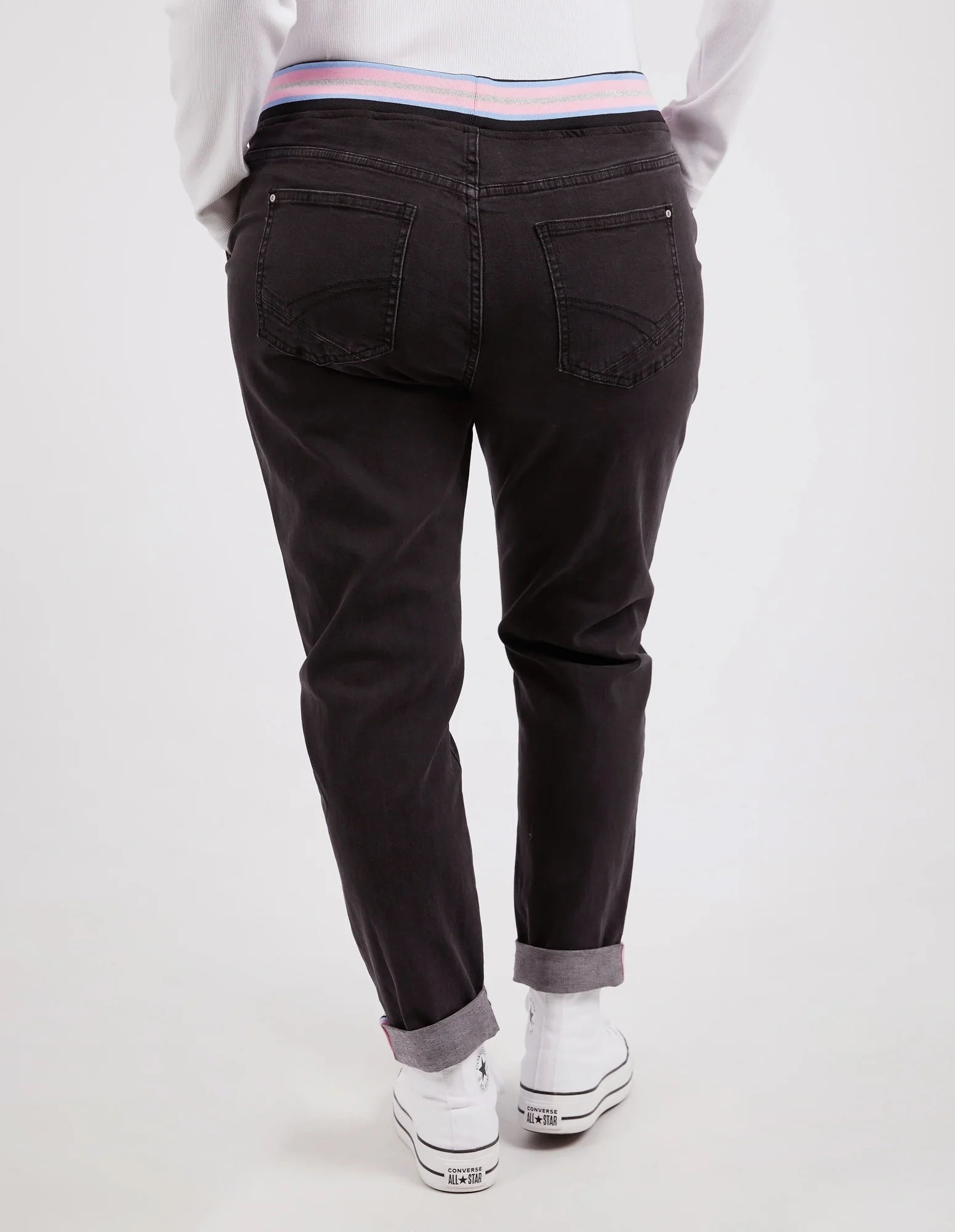 Melody Denim Jogger Washed Black - Image 10