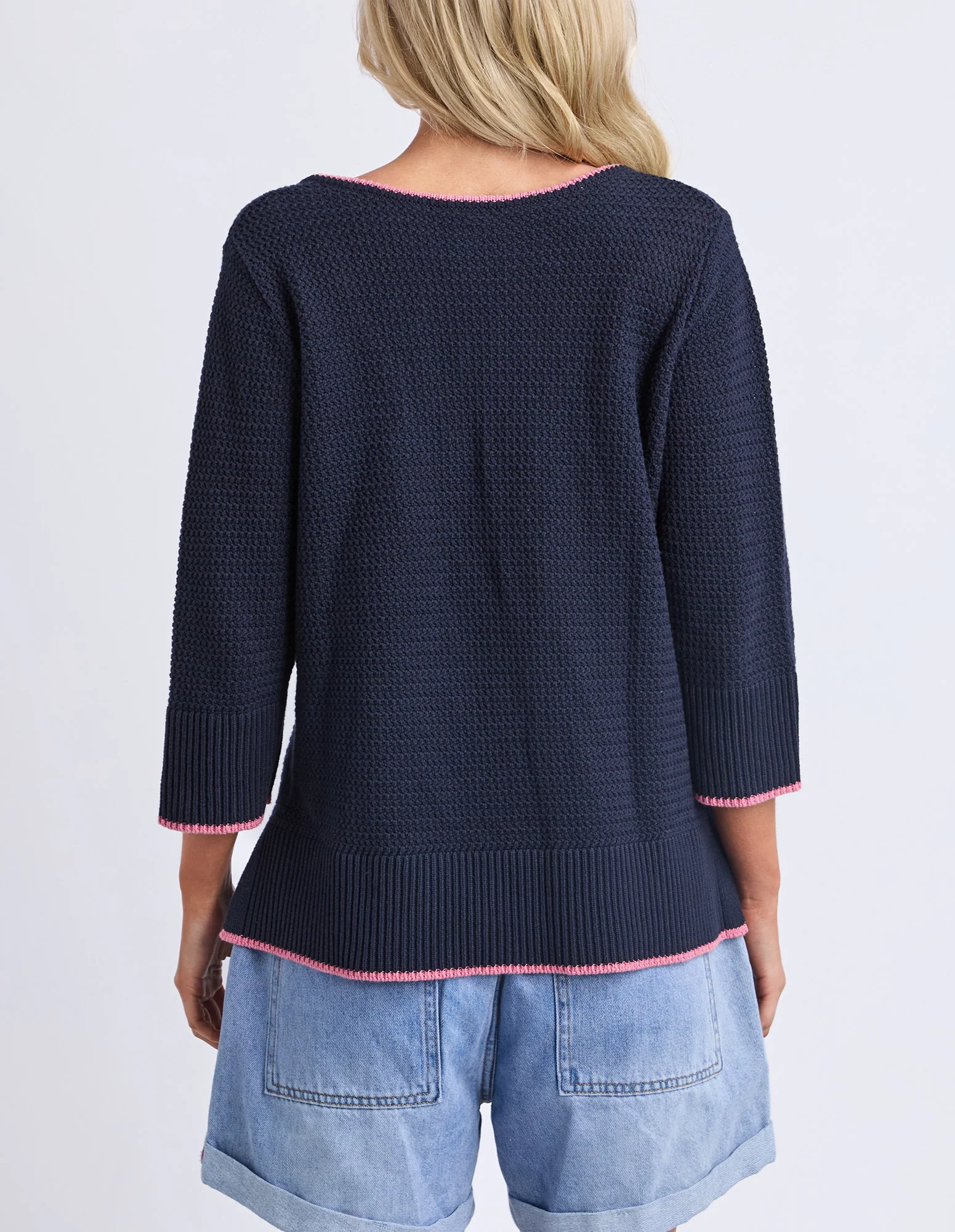 Milla Knit Navy - Image 3