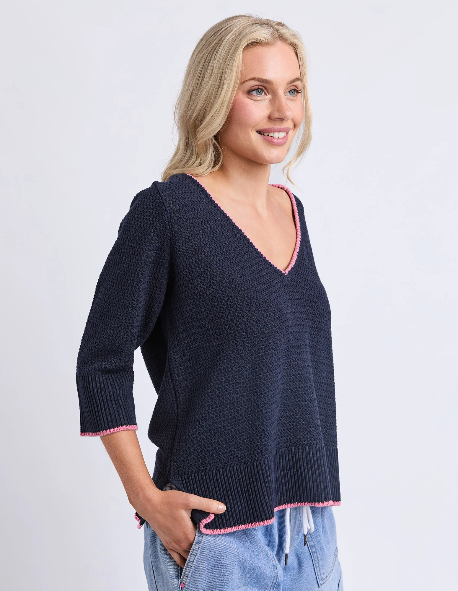 Milla Knit Navy - Image 4