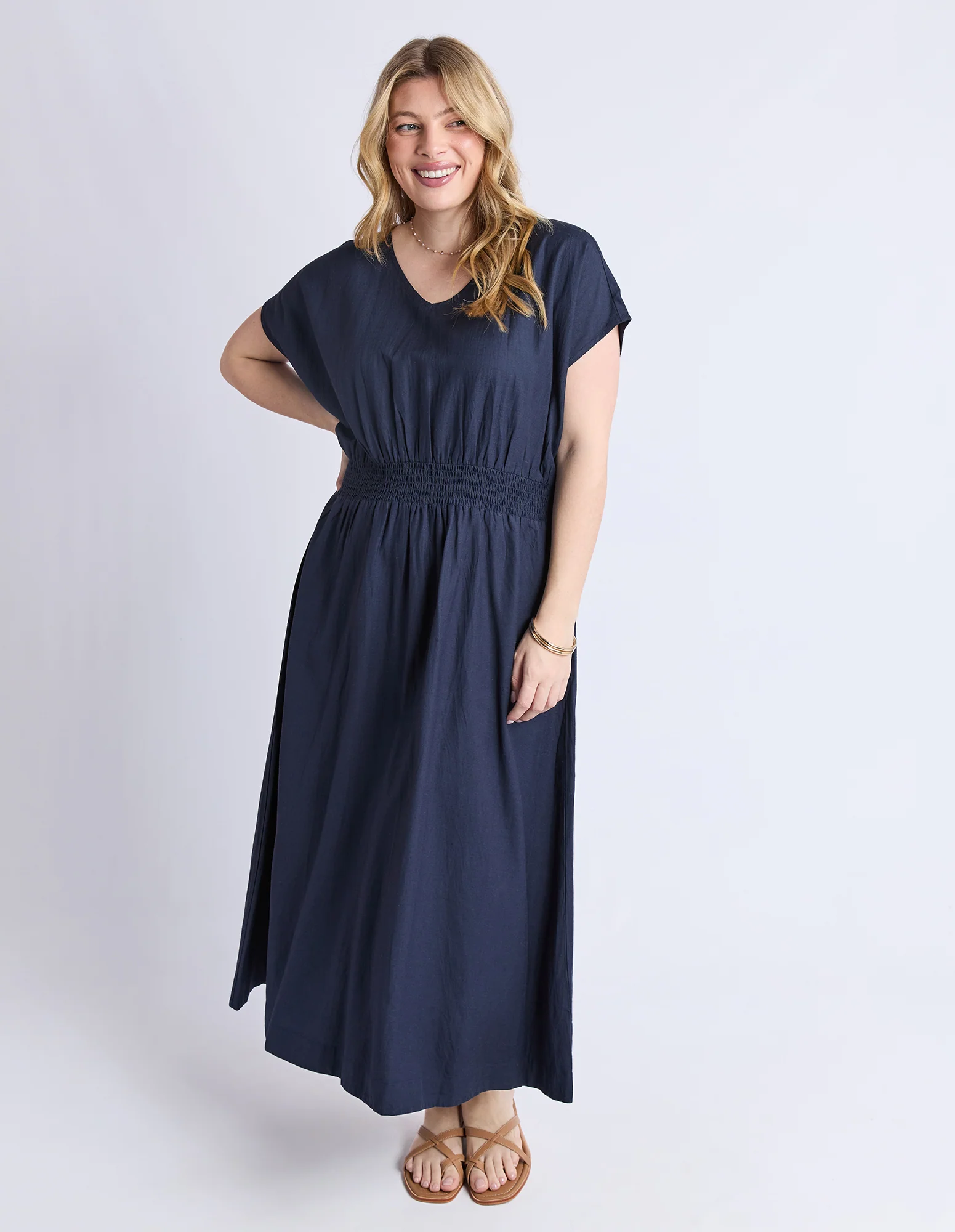 Misty Dress Navy - Image 3