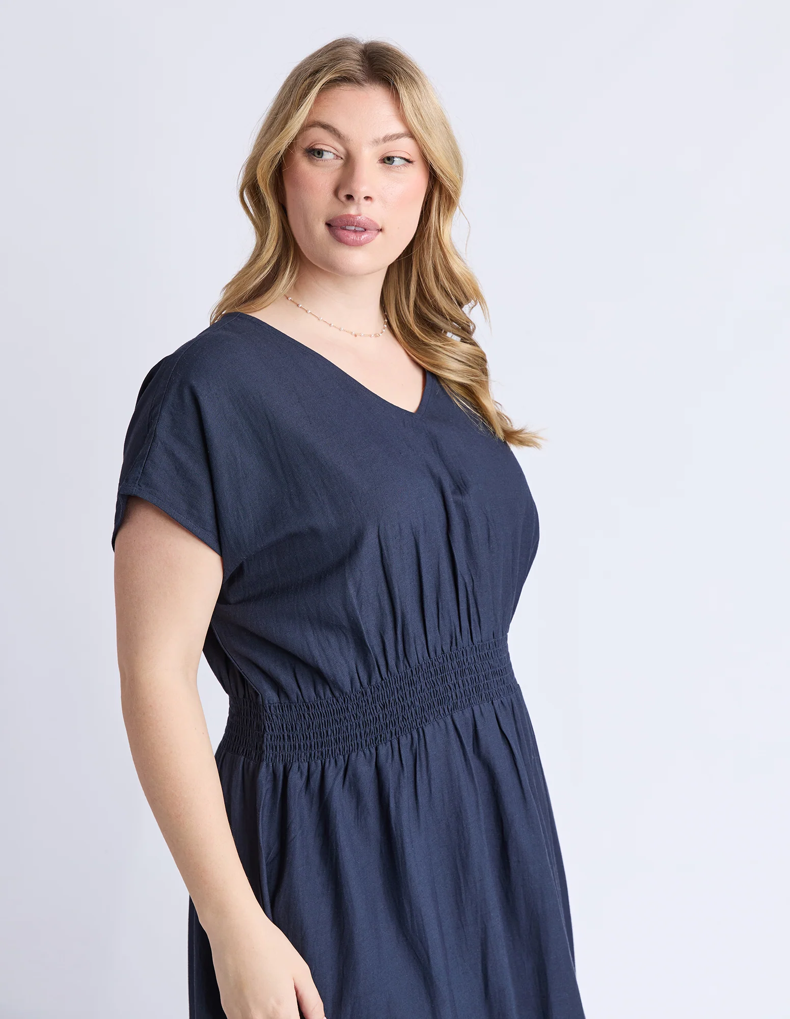 Misty Dress Navy - Image 5
