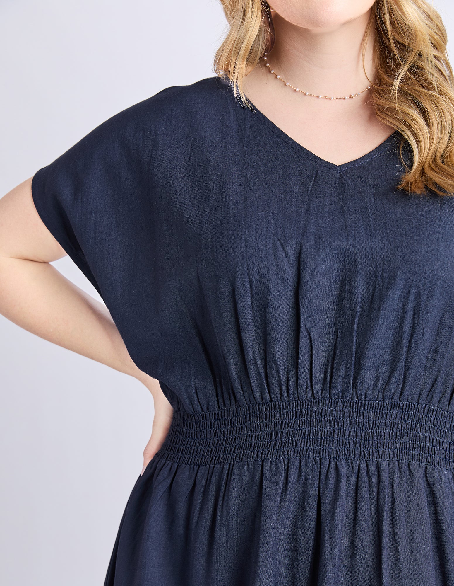 Misty Dress Navy - Image 6