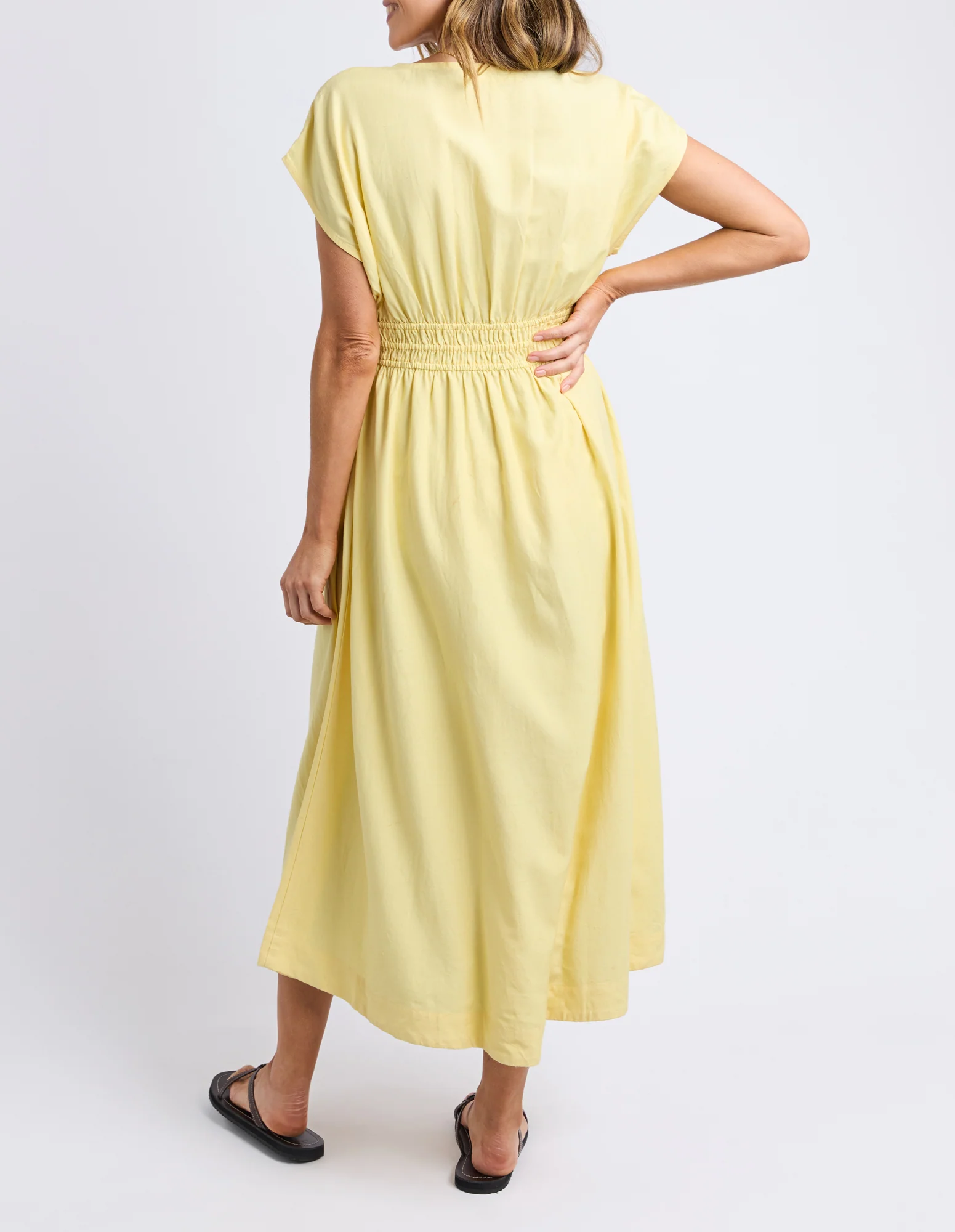 Misty Dress Pale Banana - Image 11