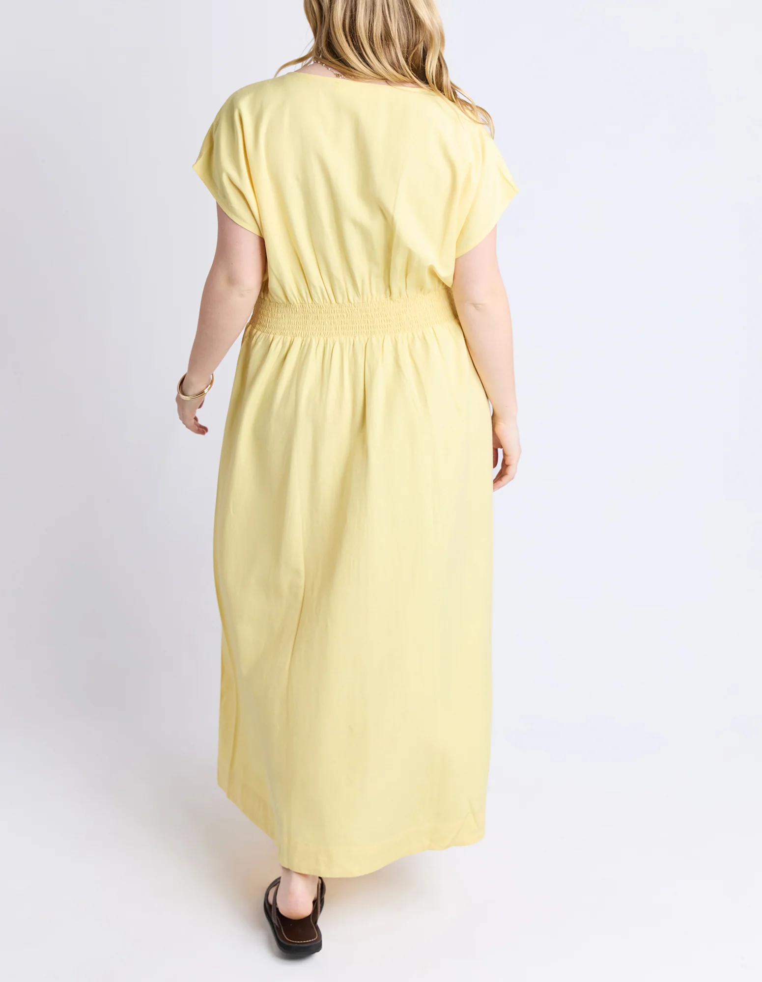 Misty Dress Pale Banana - Image 4