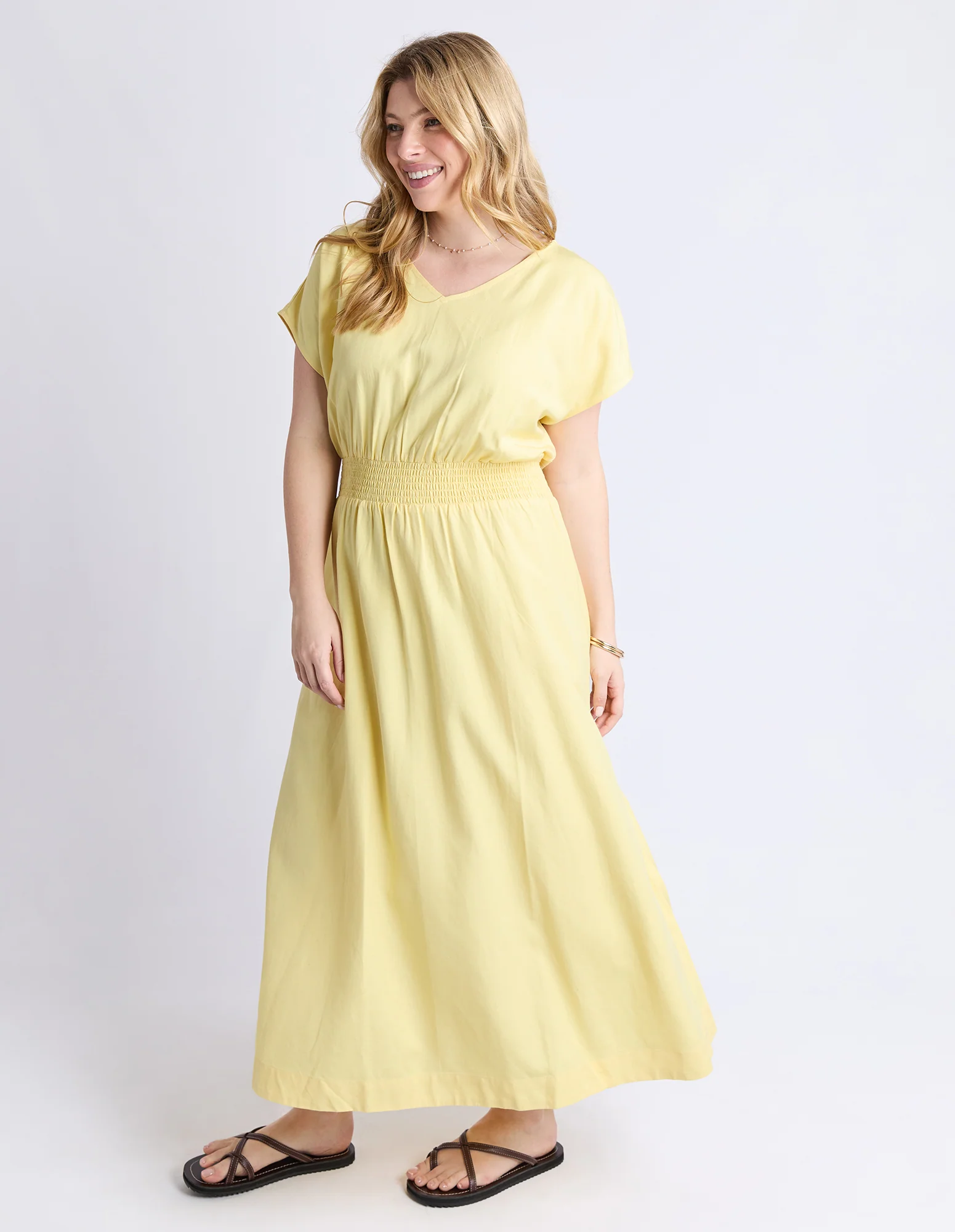 Misty Dress Pale Banana - Image 7