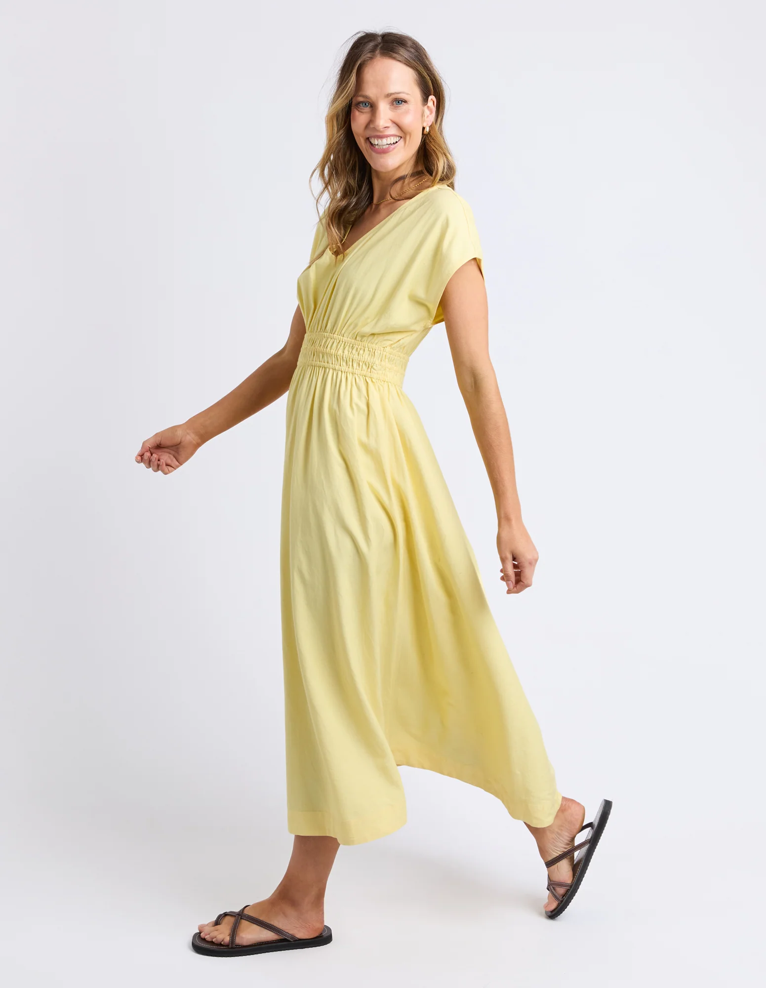Misty Dress Pale Banana - Image 8
