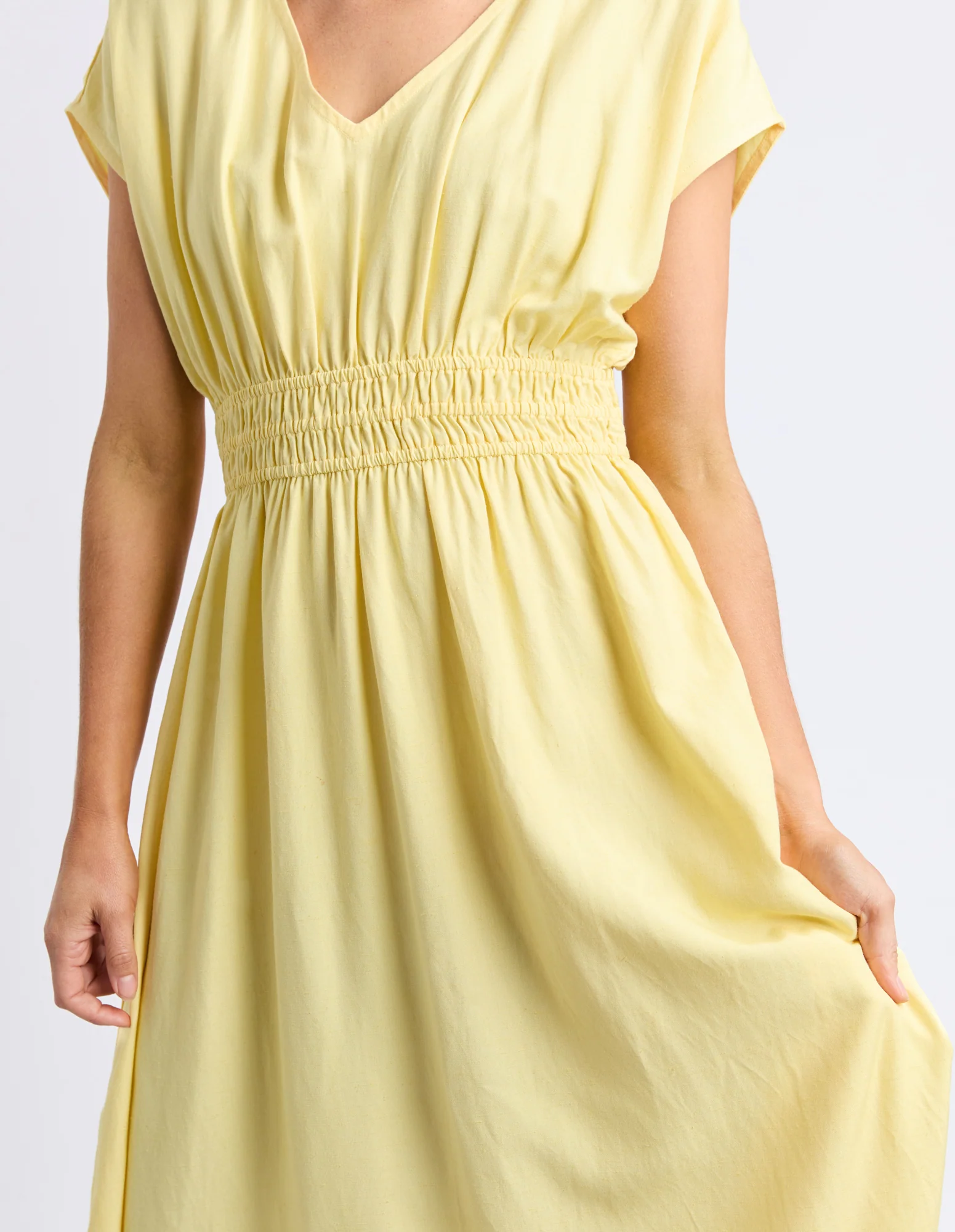 Misty Dress Pale Banana - Image 9