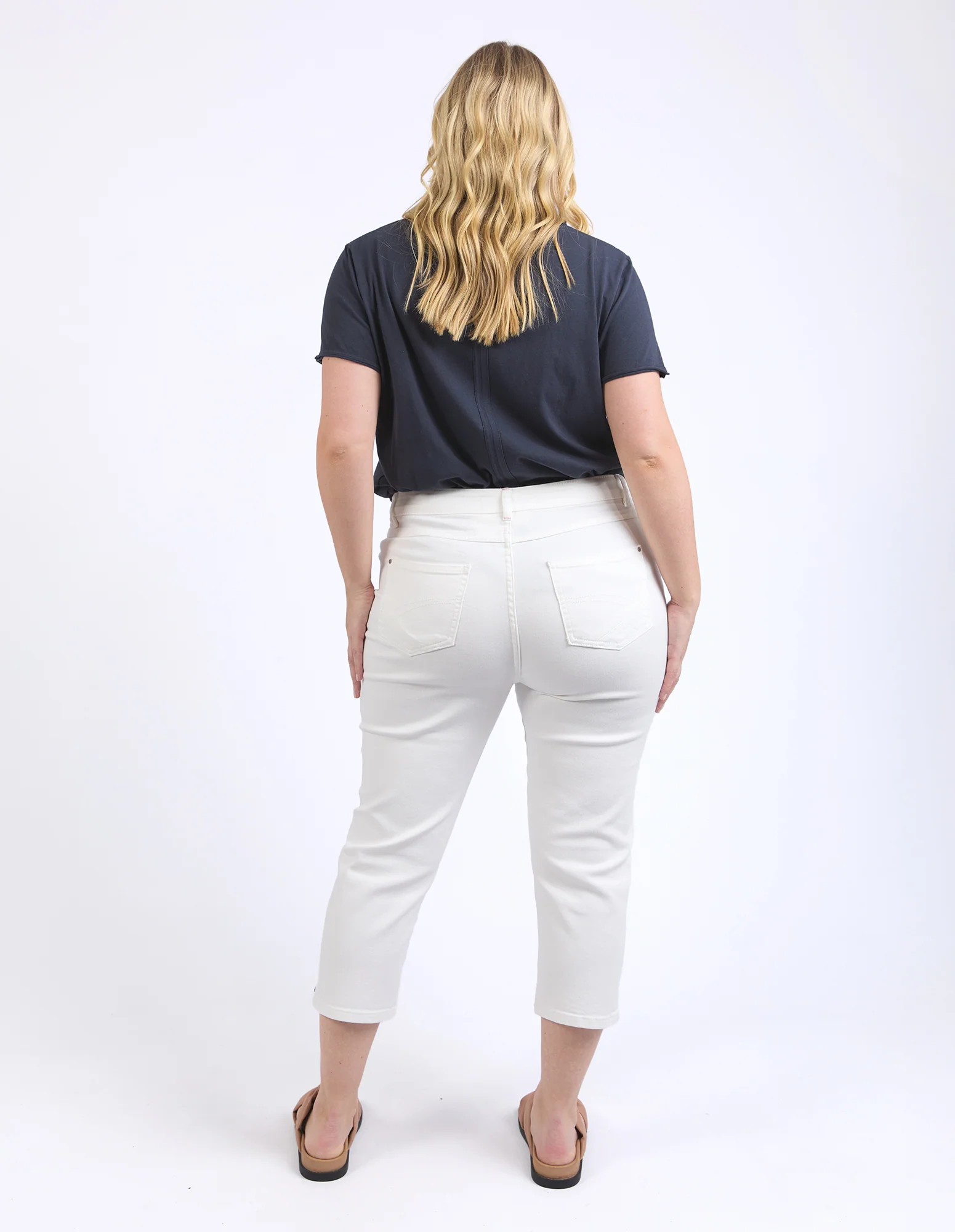 Mollie Capri Pant White - Image 10