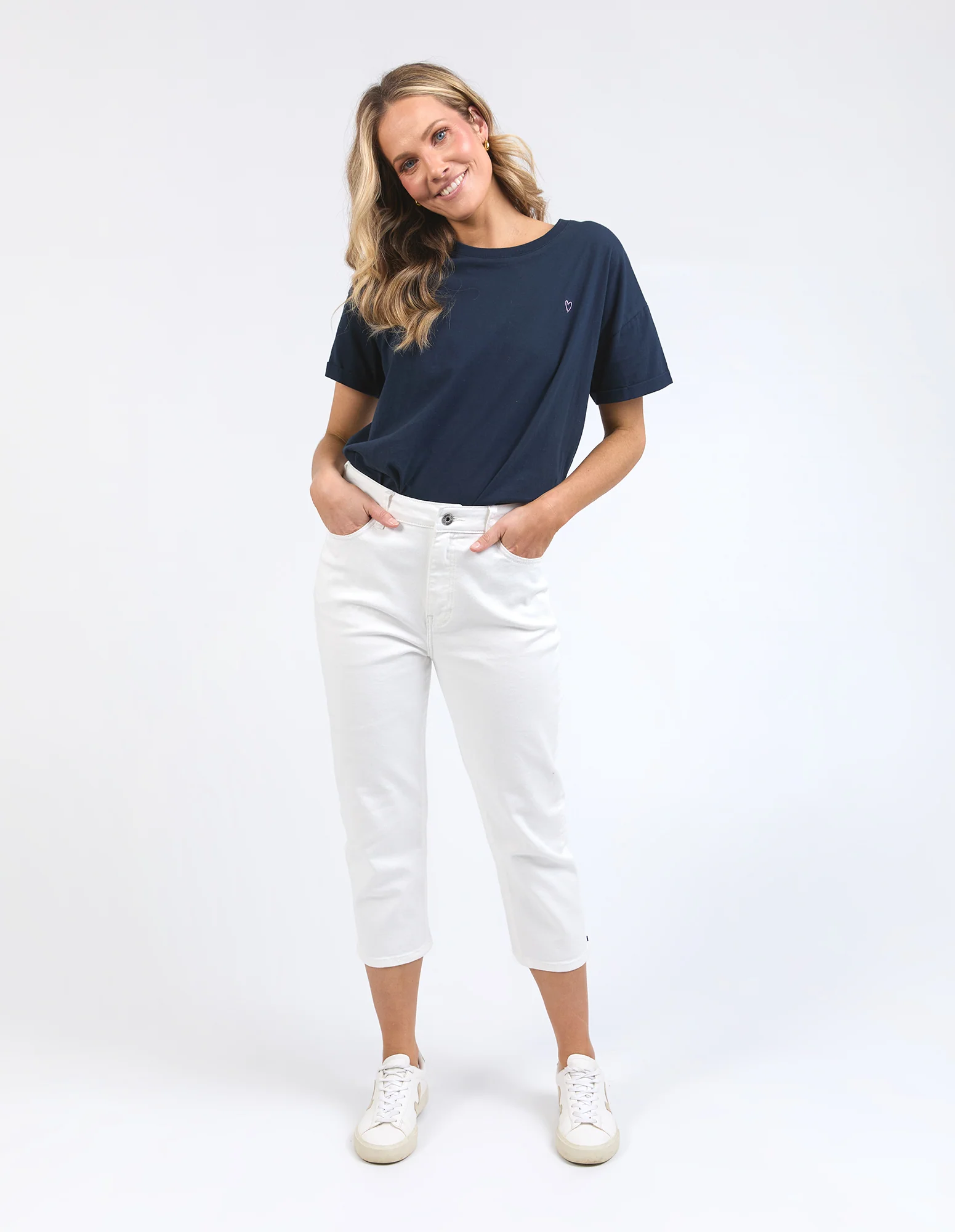 Mollie Capri Pant White - Image 3