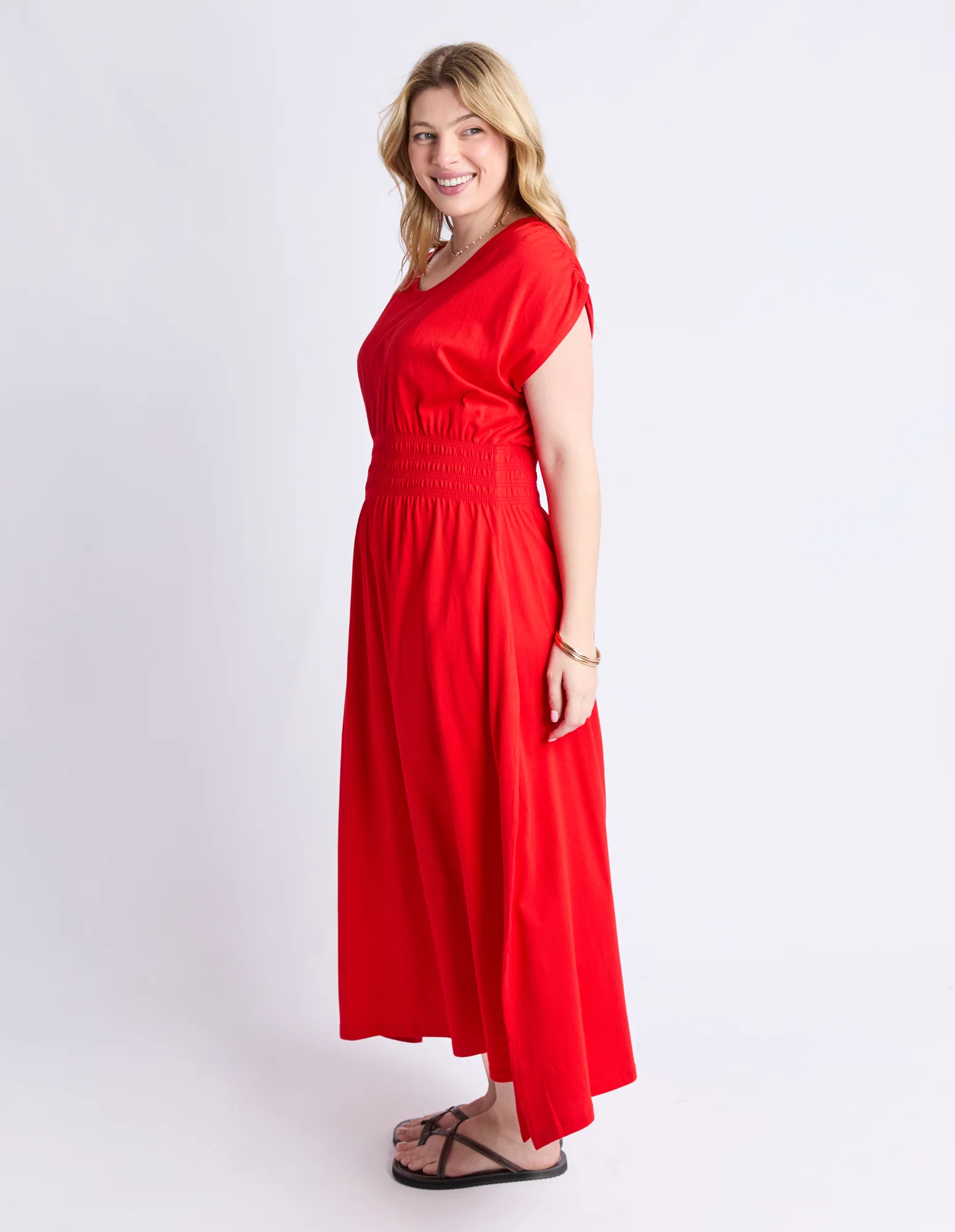 Nelle Midi Dress Poppy - Image 11