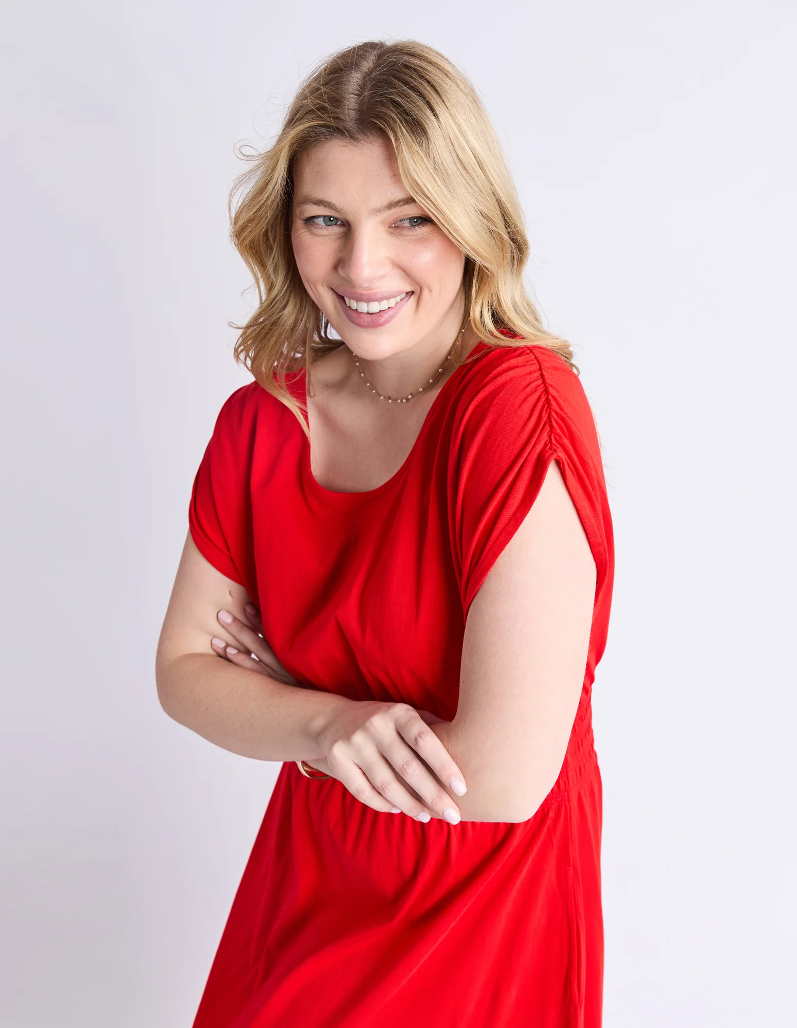 Nelle Midi Dress Poppy - Image 12