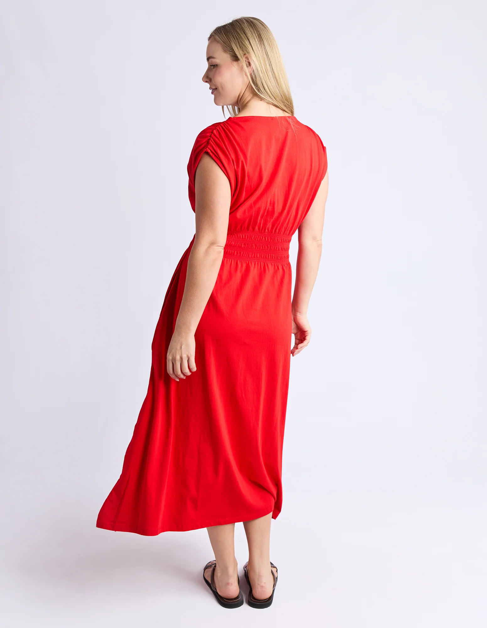 Nelle Midi Dress Poppy - Image 3