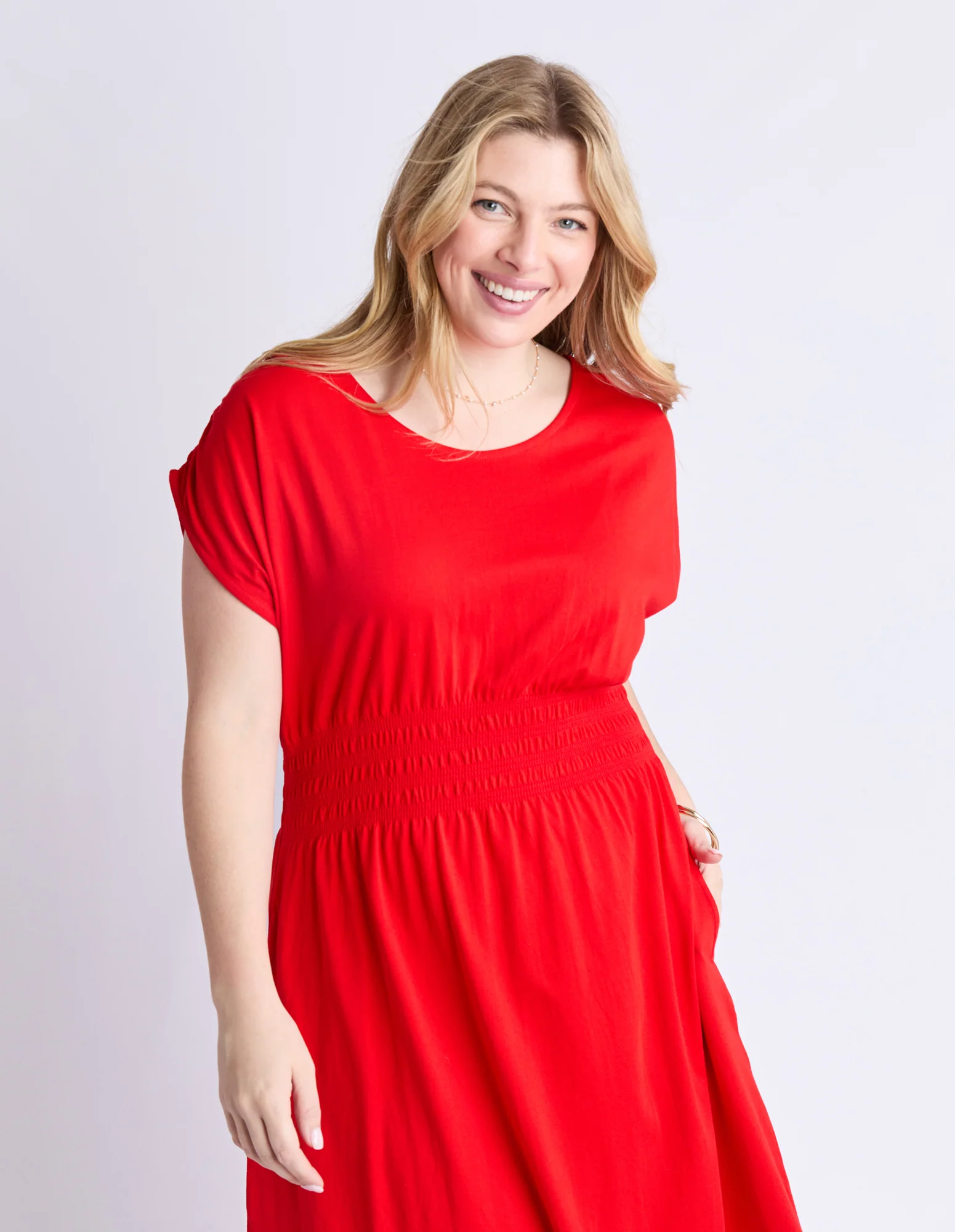 Nelle Midi Dress Poppy - Image 6