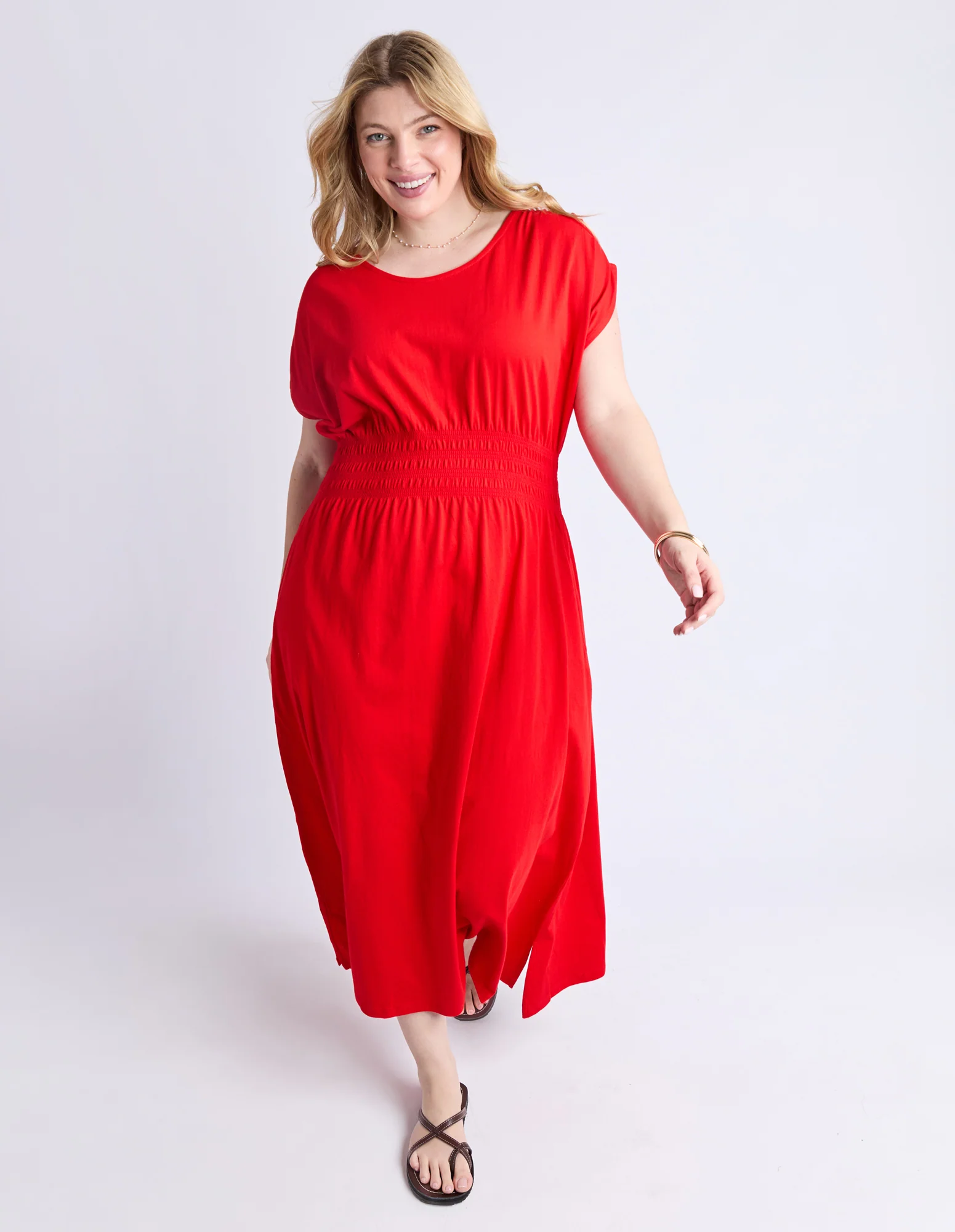 Nelle Midi Dress Poppy - Image 7