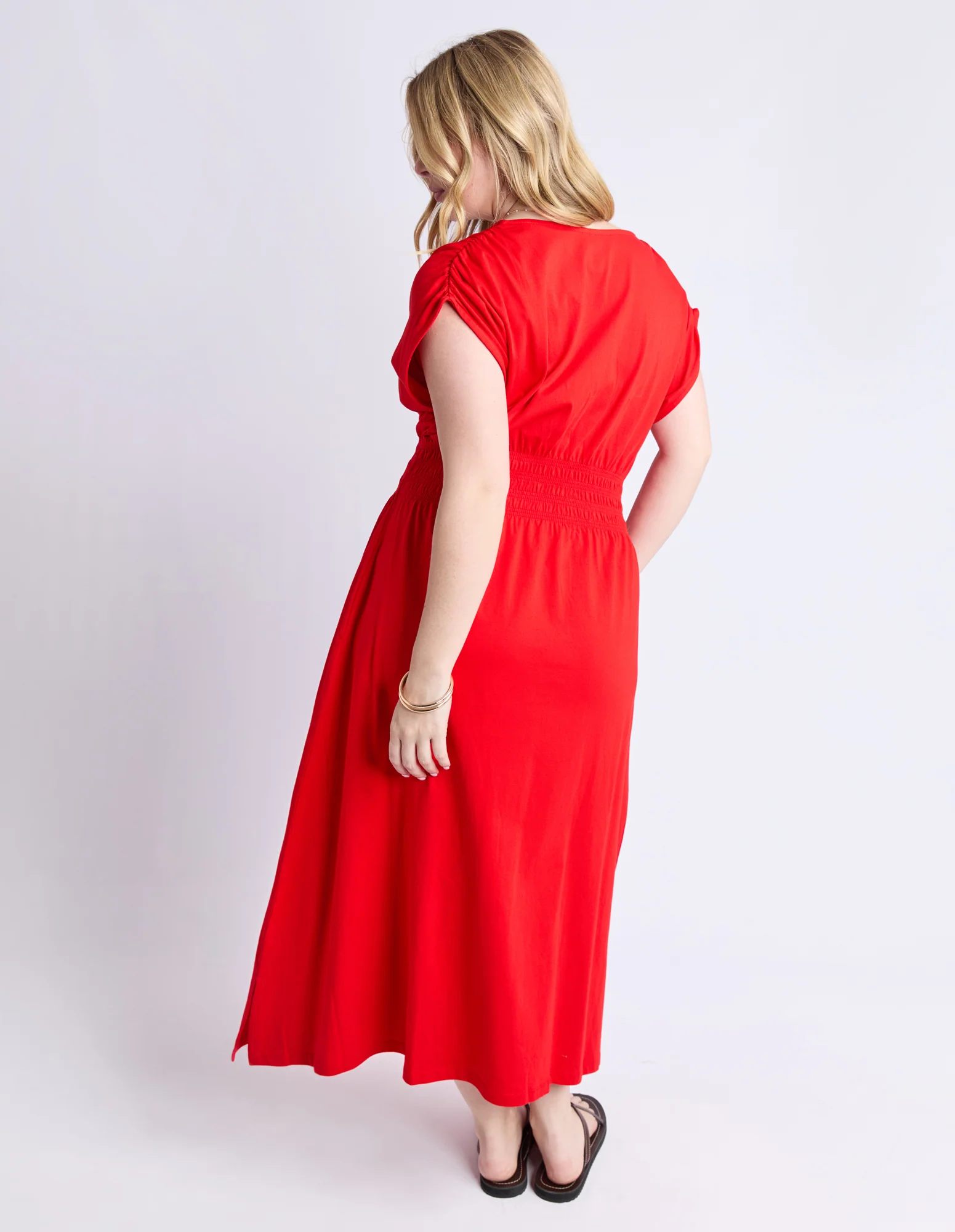 Nelle Midi Dress Poppy - Image 8