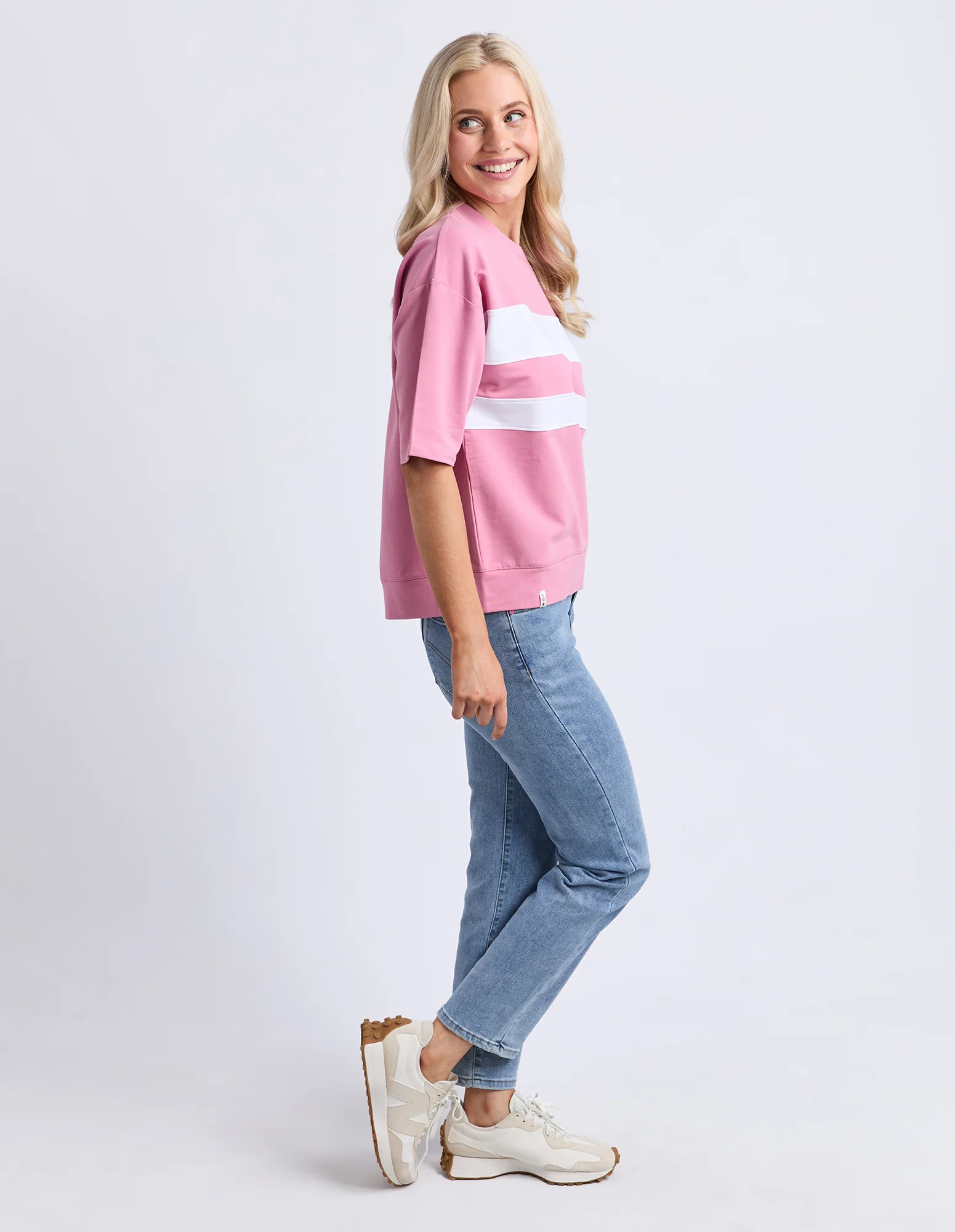 Nico Sweat Quartz Pink/White - Image 11