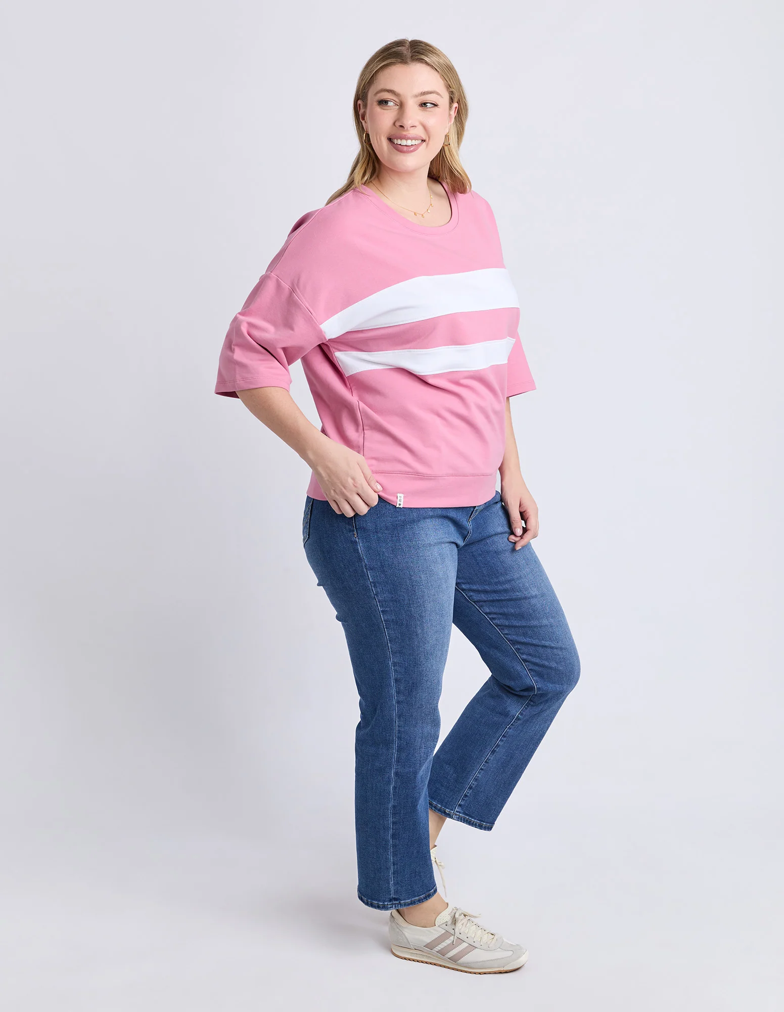 Nico Sweat Quartz Pink/White - Image 12