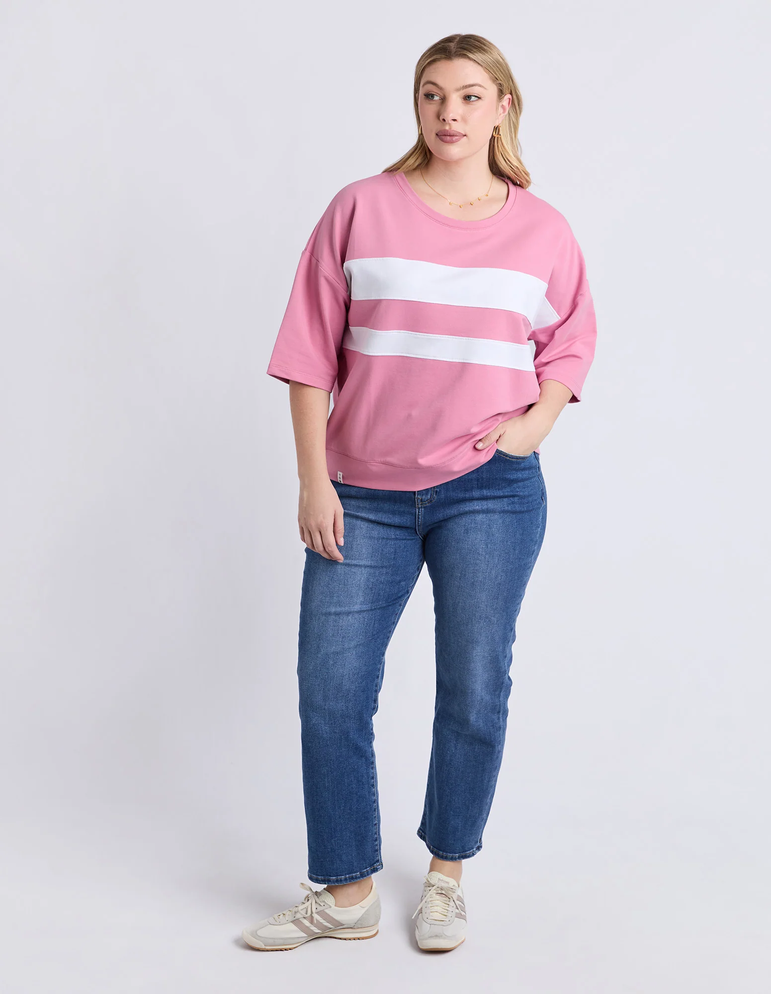 Nico Sweat Quartz Pink/White - Image 4