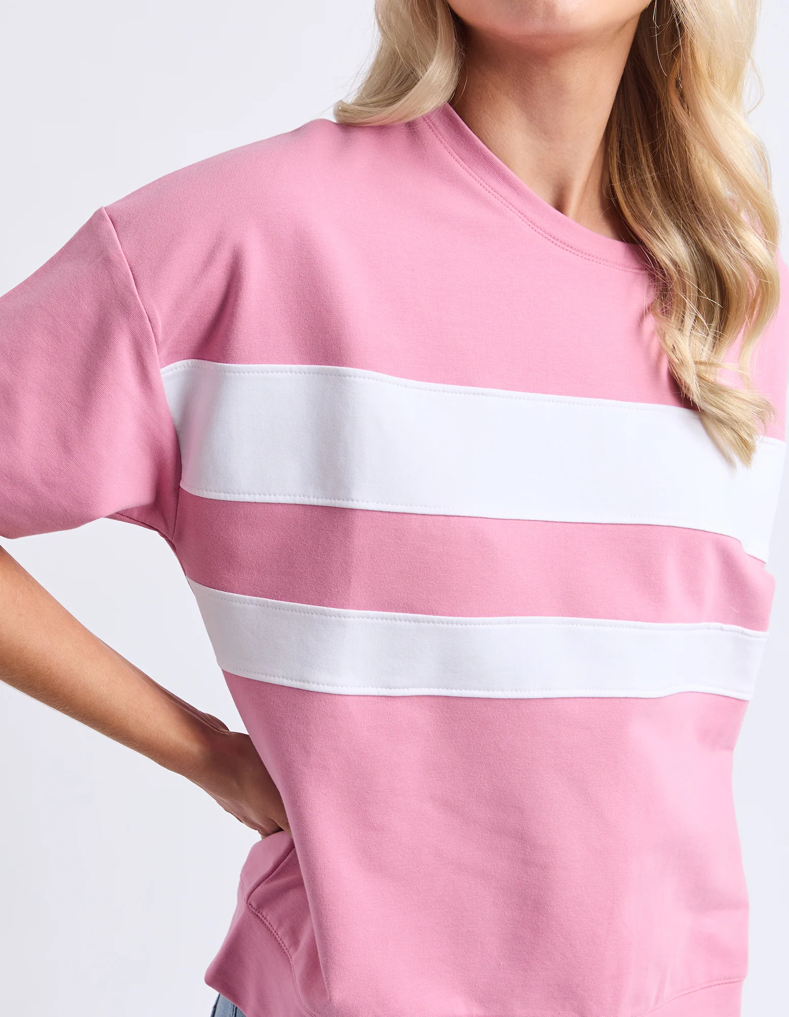 Nico Sweat Quartz Pink/White - Image 9