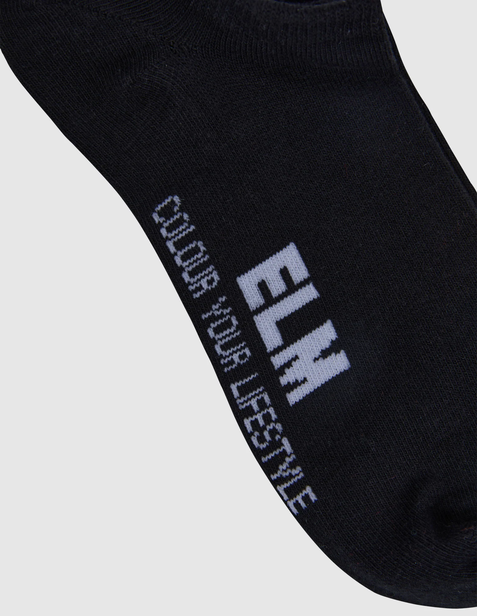 No Show Socks 3 Pack Black - Image 4
