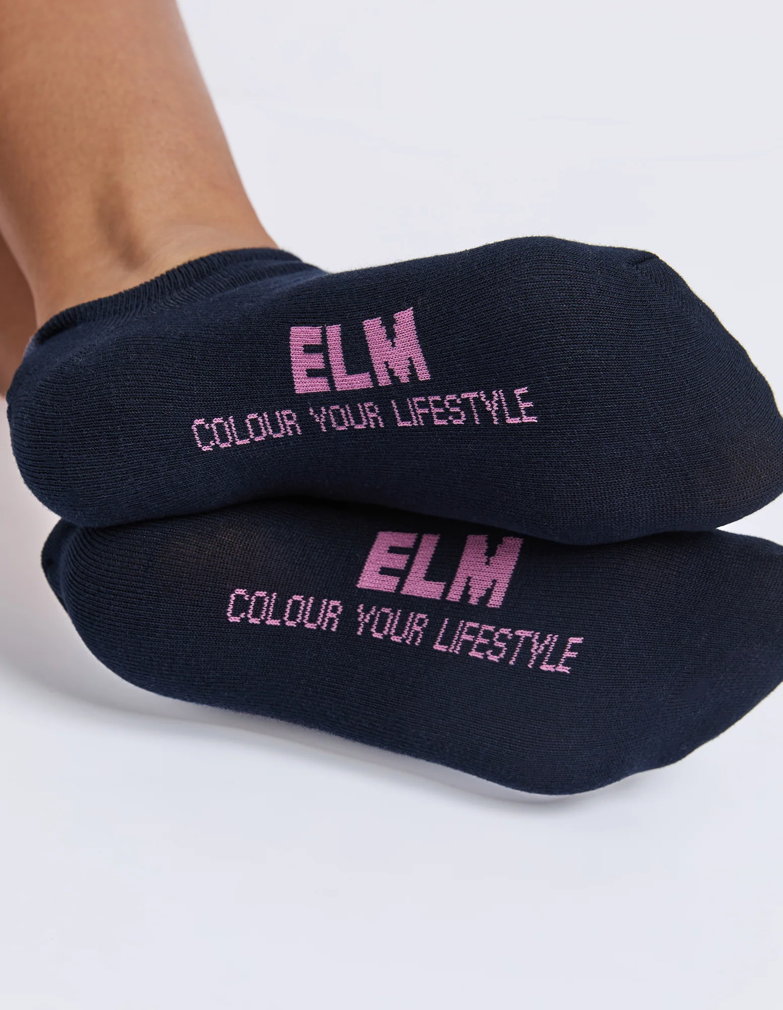 No Show Socks 3pk Navy - Image 4