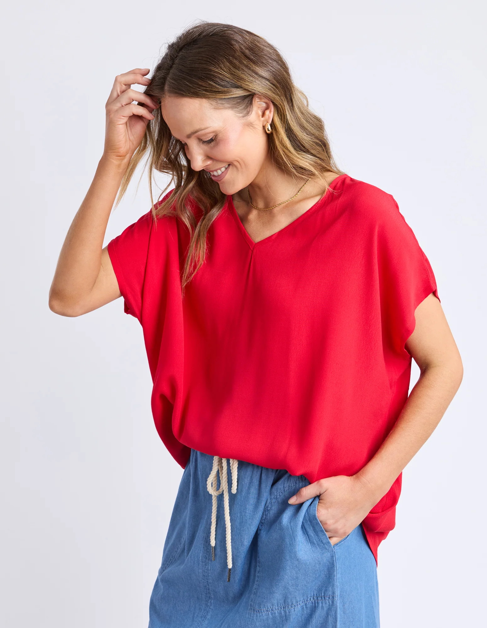 Noosa Top Poppy - Image 4