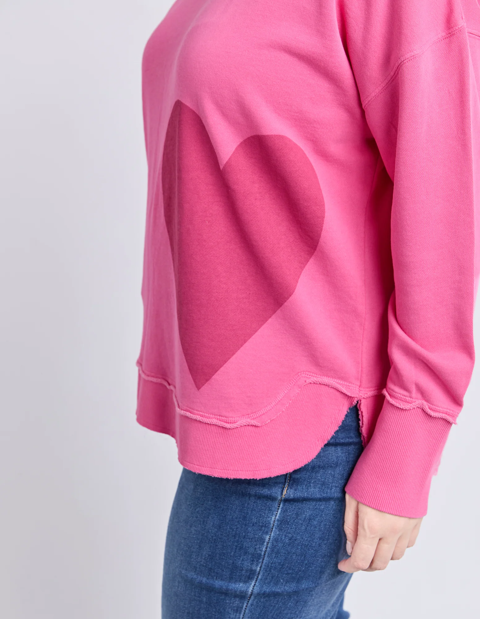 One Heart Crew Hot Pink - Image 10