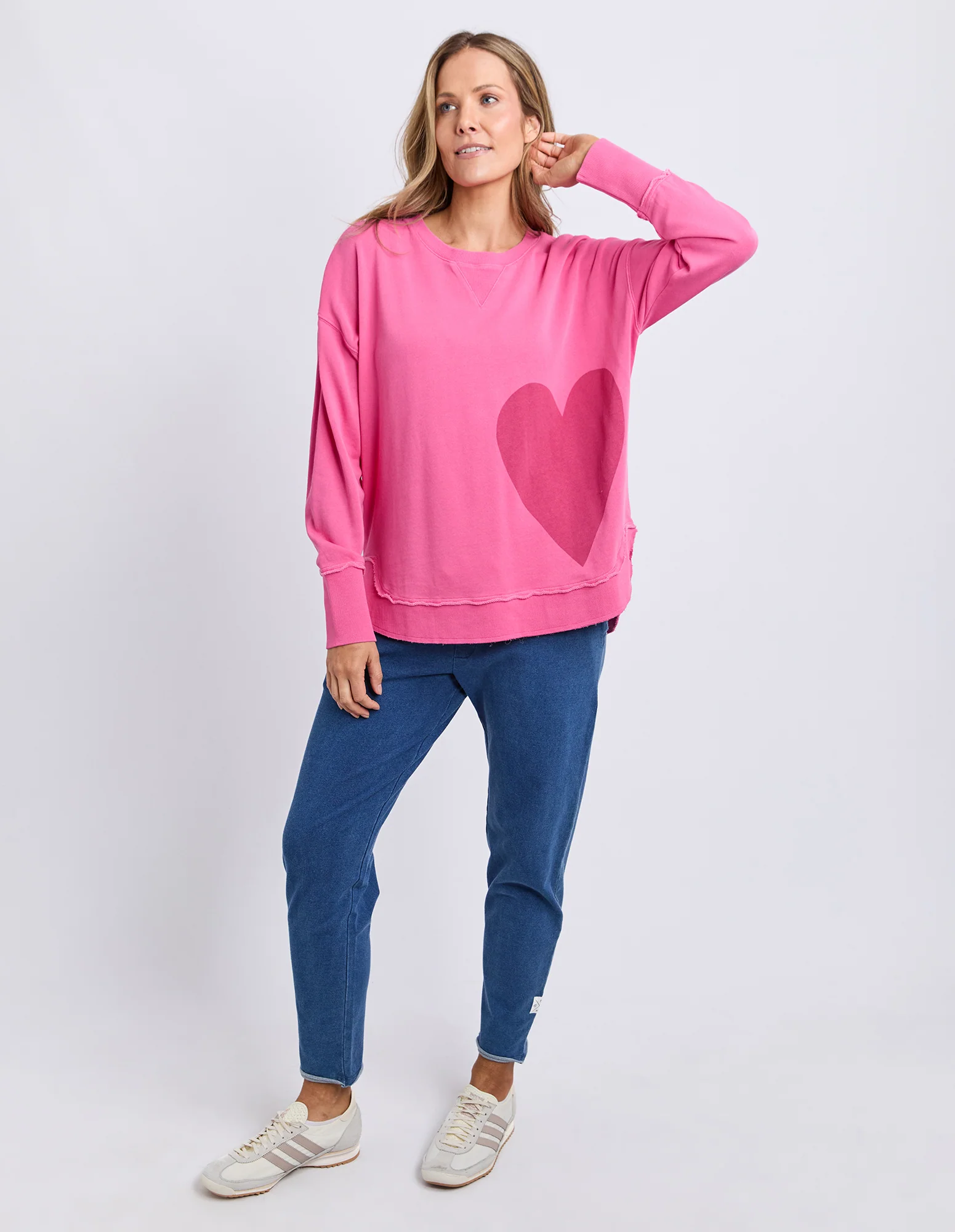One Heart Crew Hot Pink - Image 3