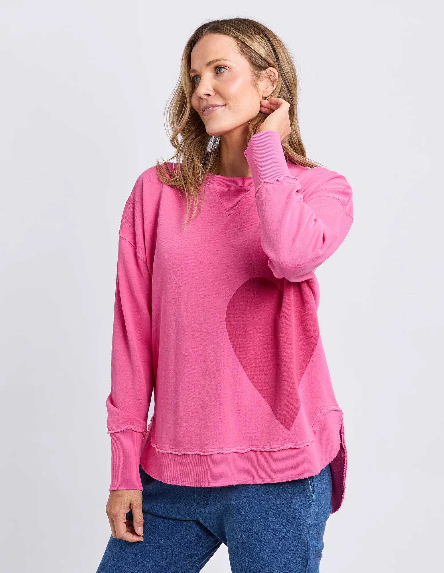 One Heart Crew Hot Pink - Image 7