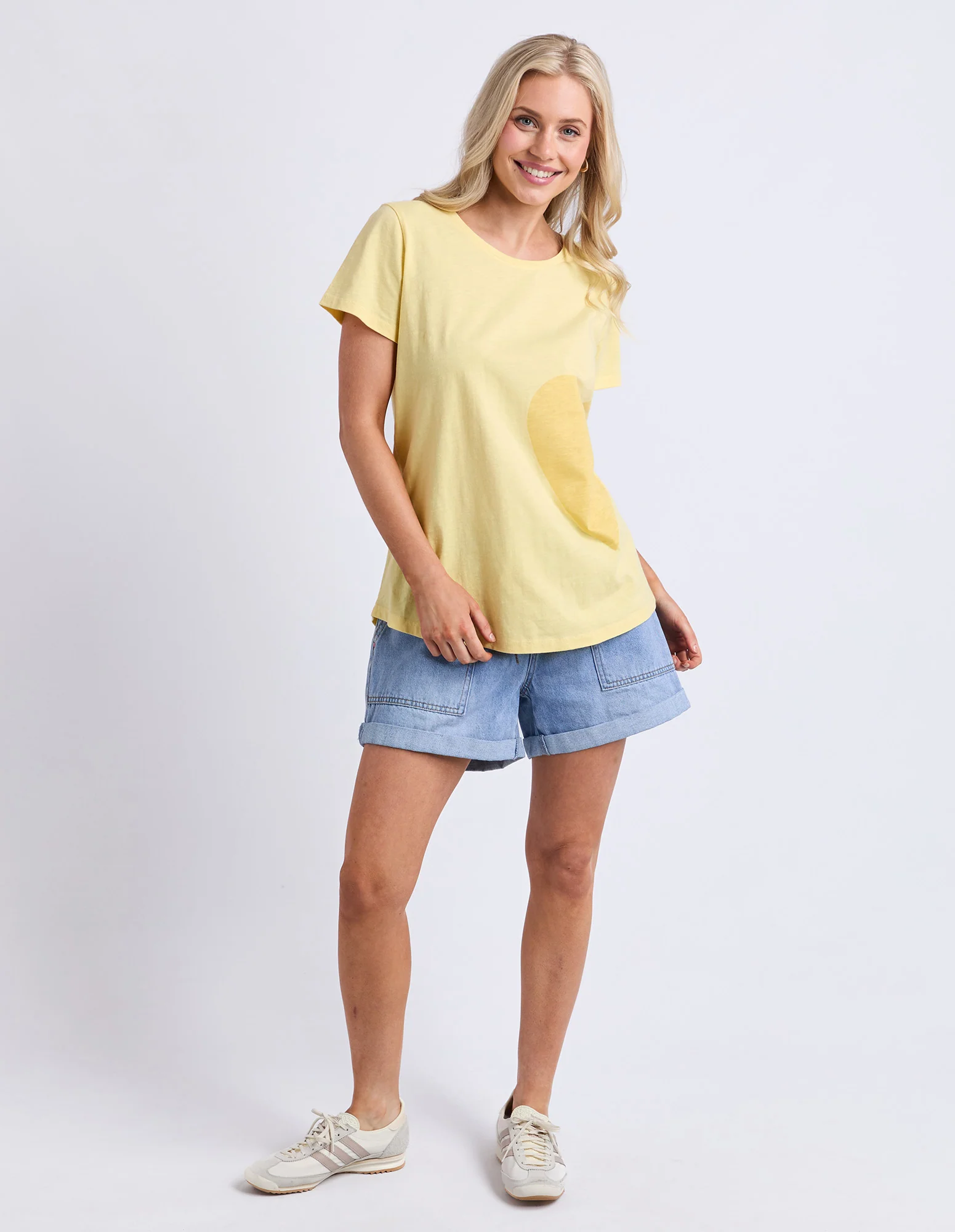 One Heart Tee Pale Banana - Image 2