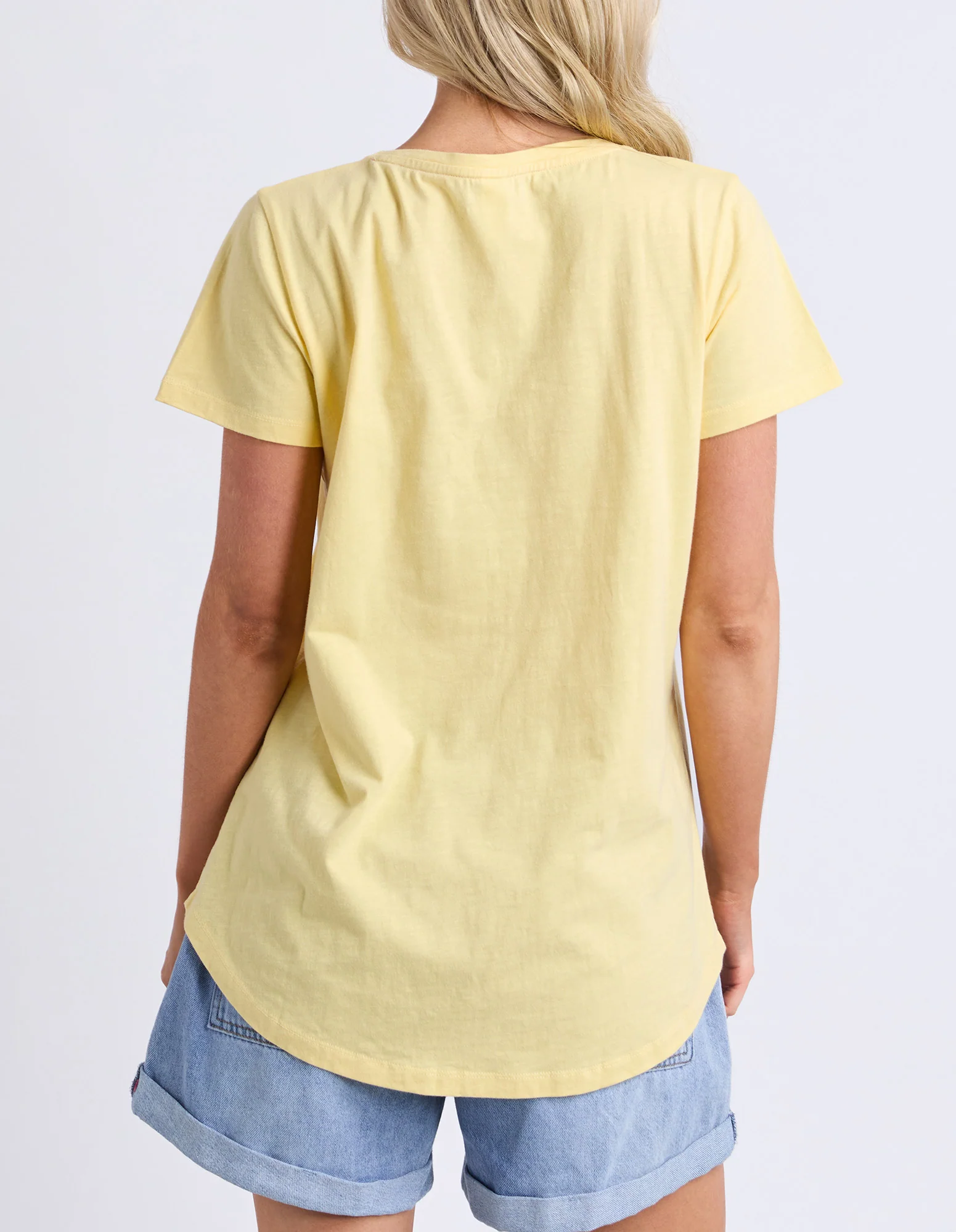 One Heart Tee Pale Banana - Image 3