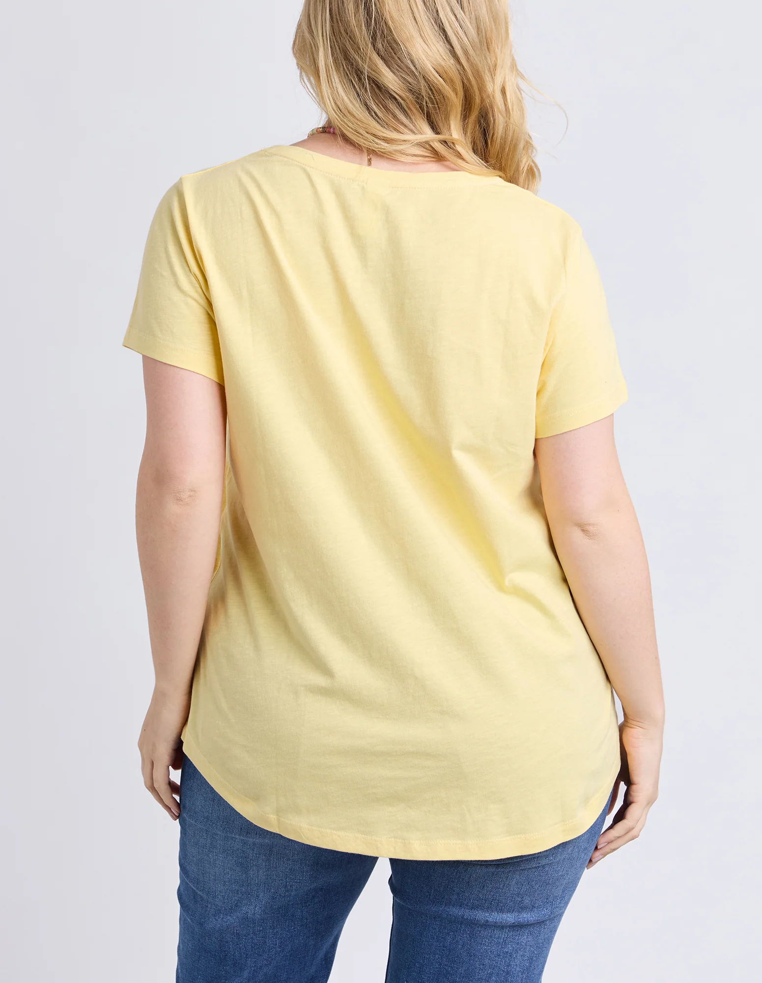 One Heart Tee Pale Banana - Image 9