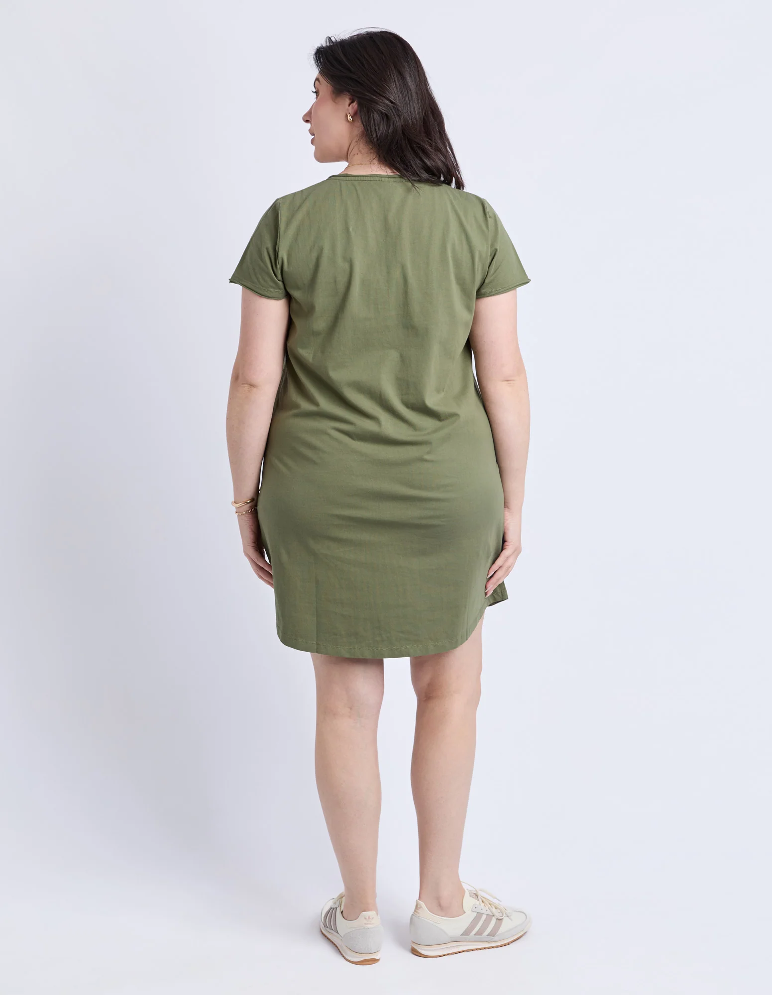 Pima Vee Dress Clover - Image 9
