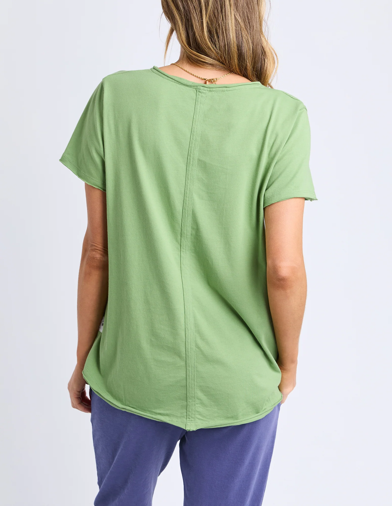 Pima Vee Tee Forest Green - Image 3