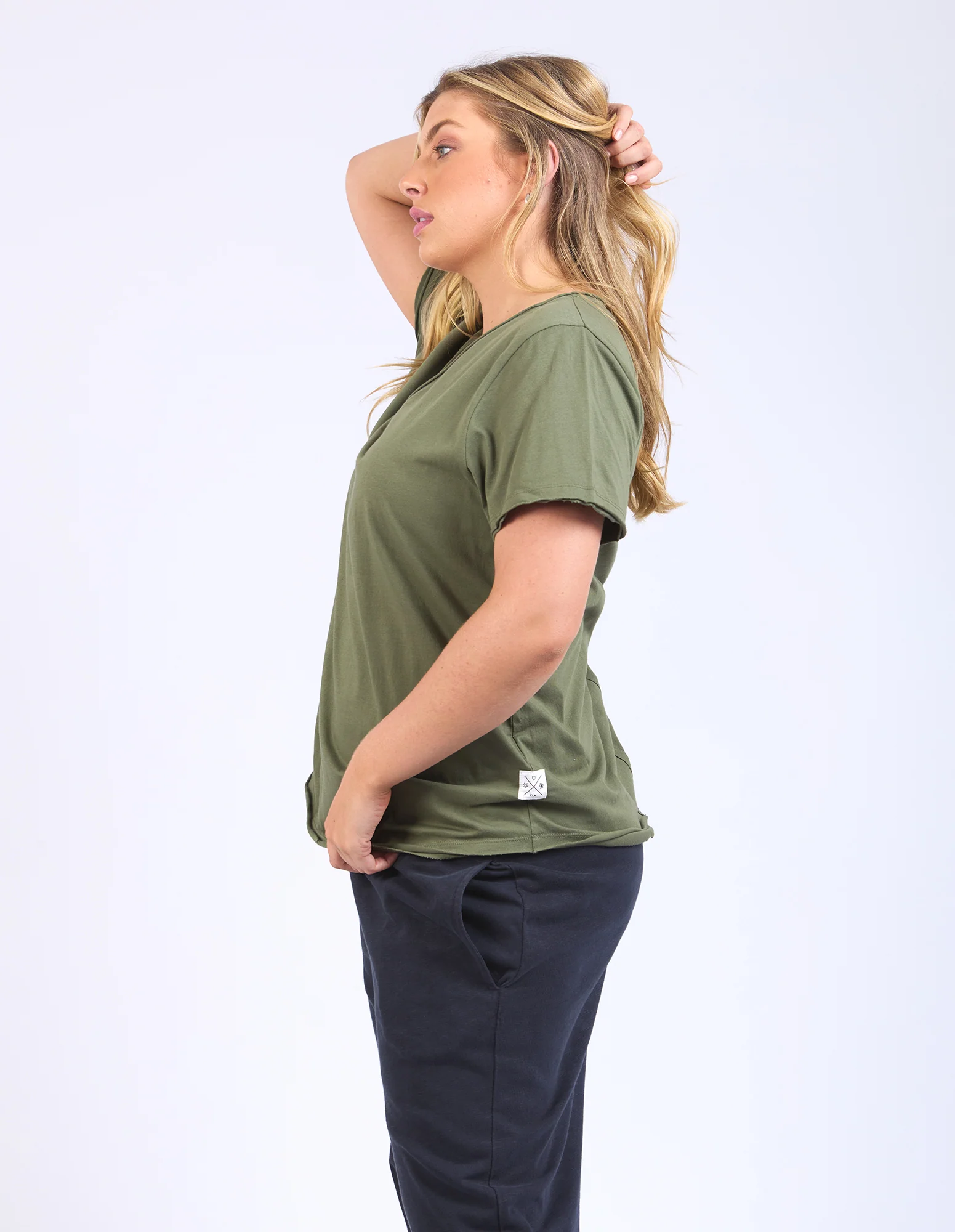 Pima Vee Tee Khaki - Image 10