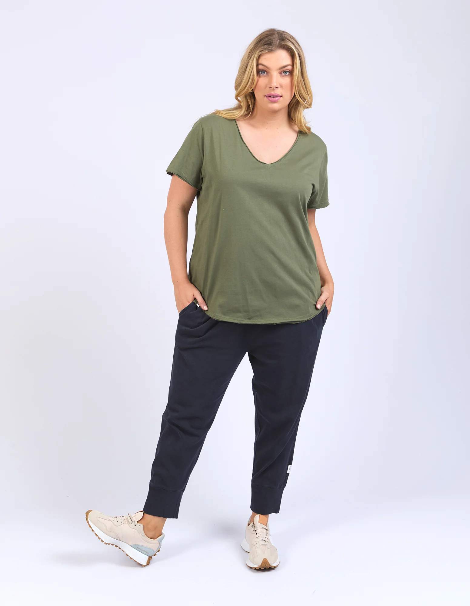 Pima Vee Tee Khaki - Image 8