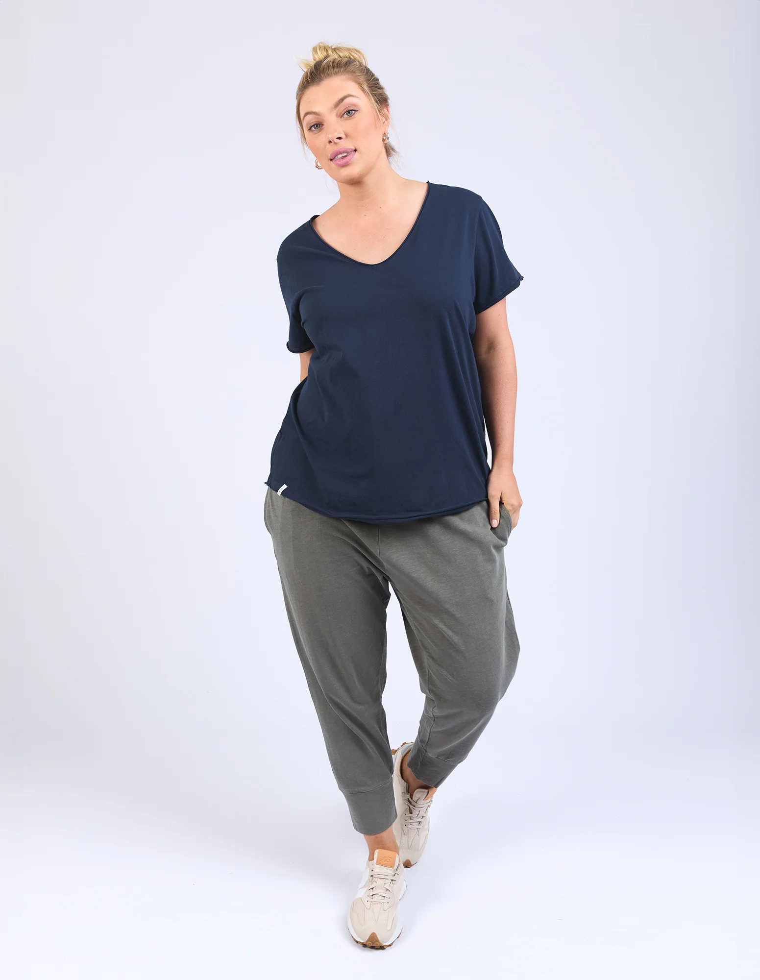 Pima Vee Tee Navy - Image 8
