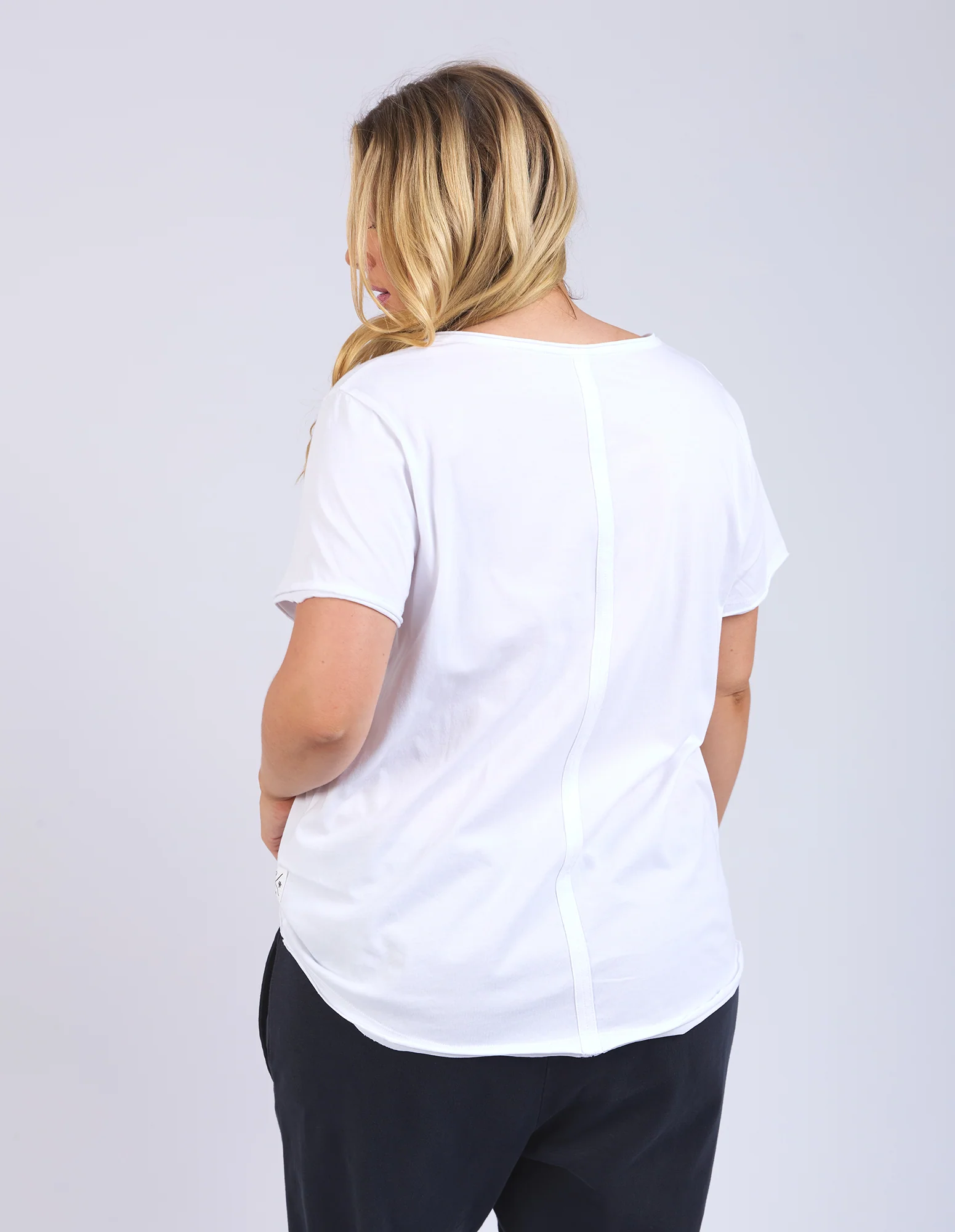 Pima Vee Tee White - Image 9