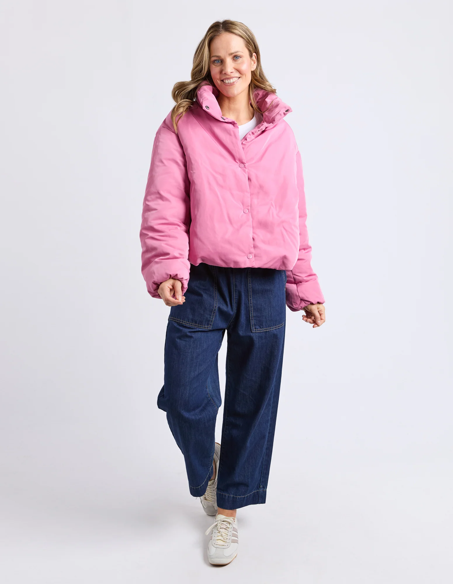 Poppy Puffer Jacket Quartz Pink - Image 3
