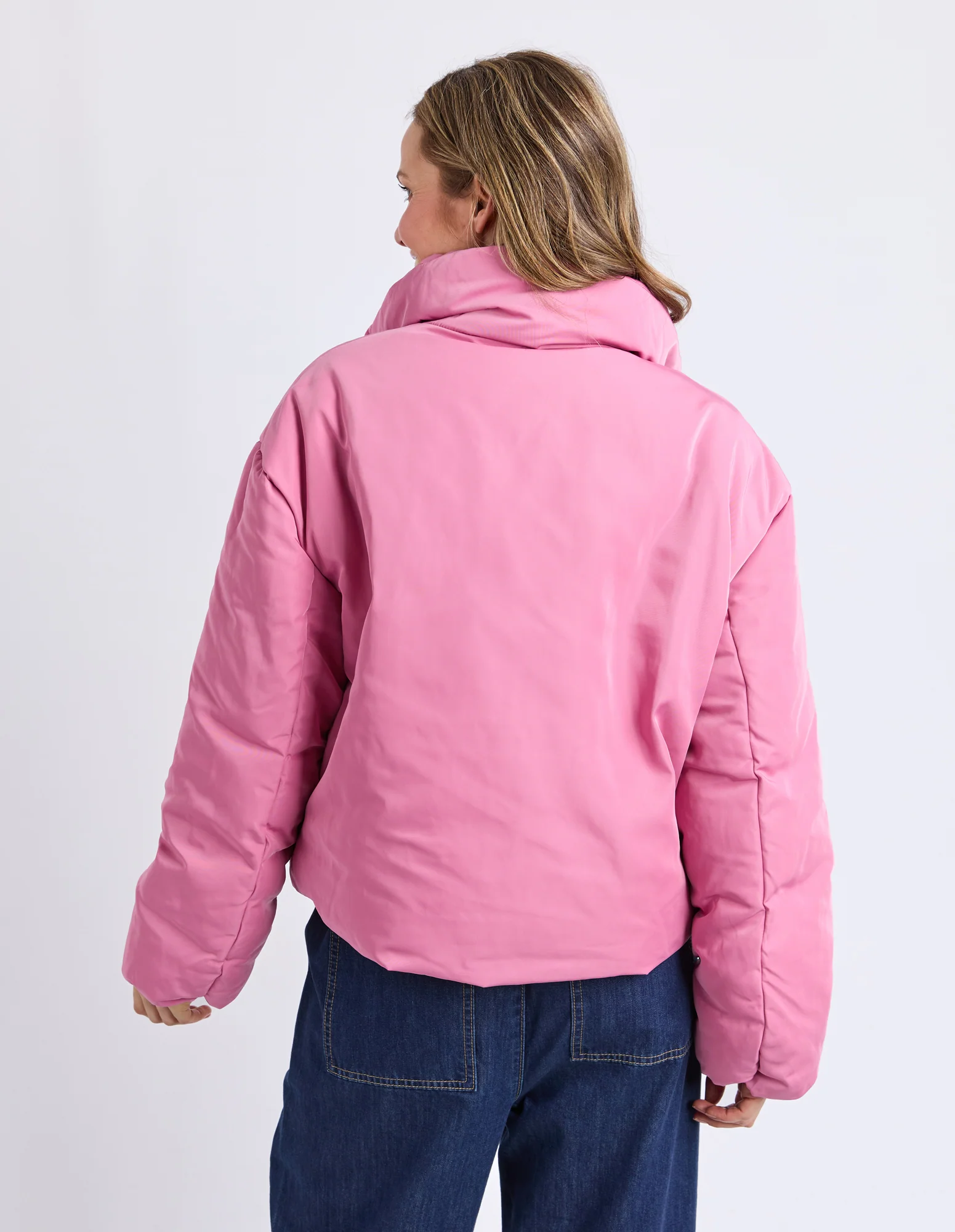 Poppy Puffer Jacket Quartz Pink - Image 4