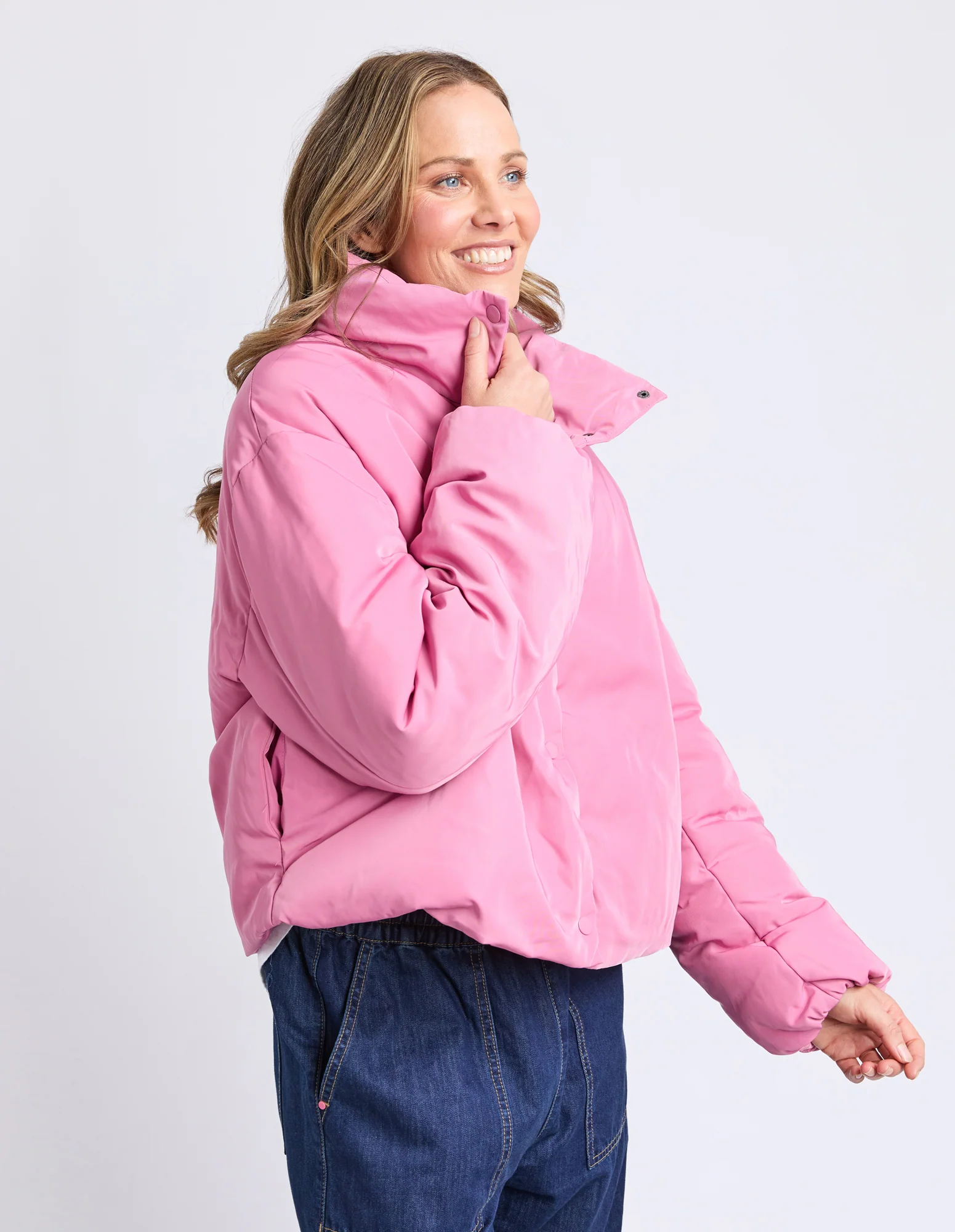 Poppy Puffer Jacket Quartz Pink - Image 5