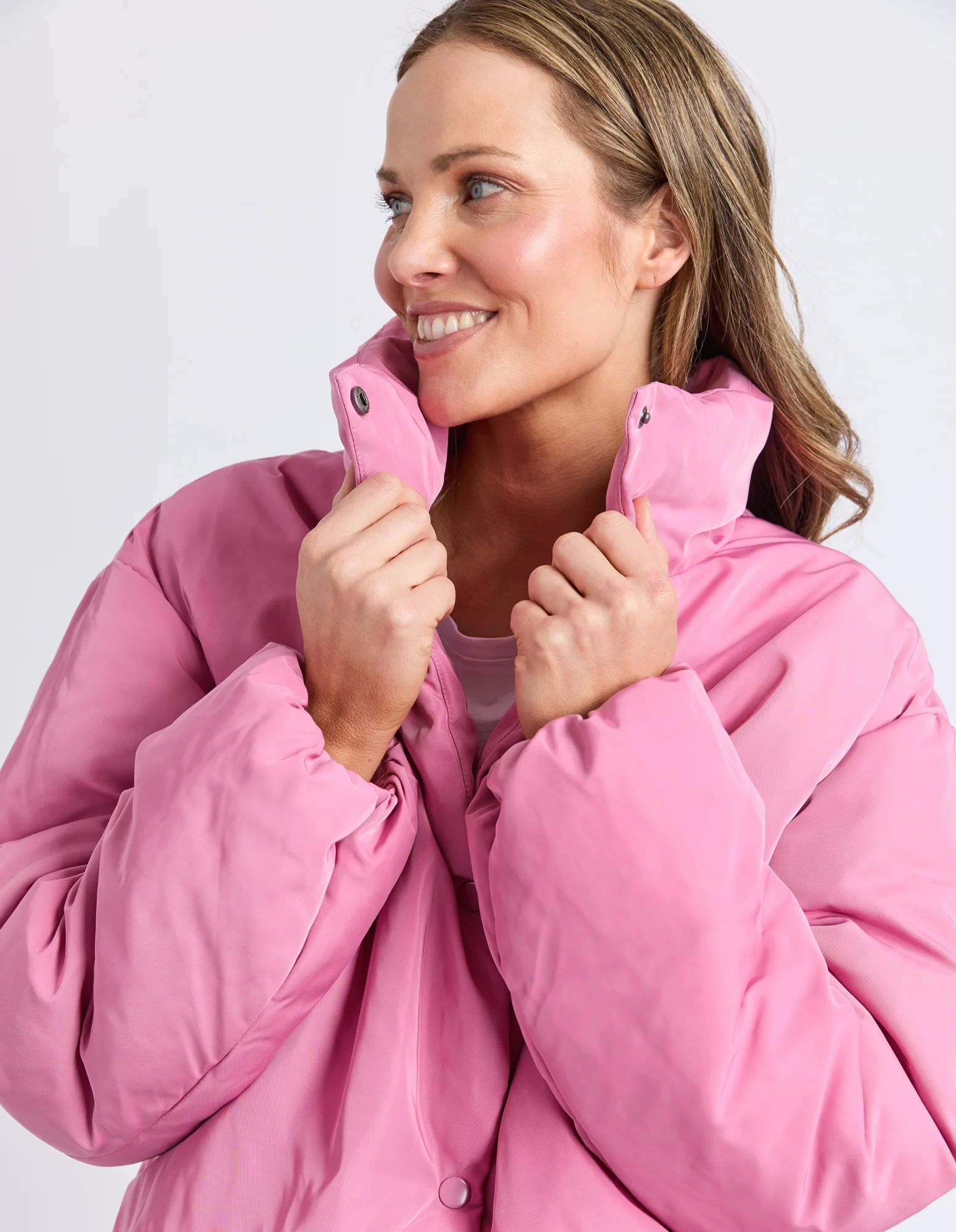 Poppy Puffer Jacket Quartz Pink - Image 6