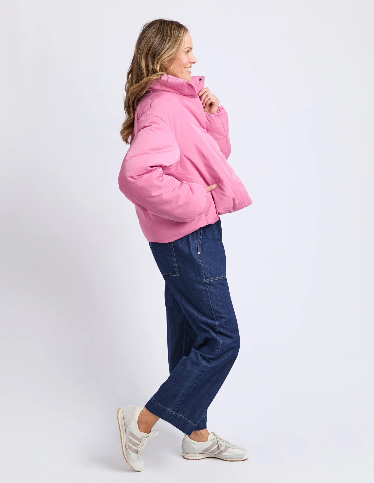 Poppy Puffer Jacket Quartz Pink - Image 7