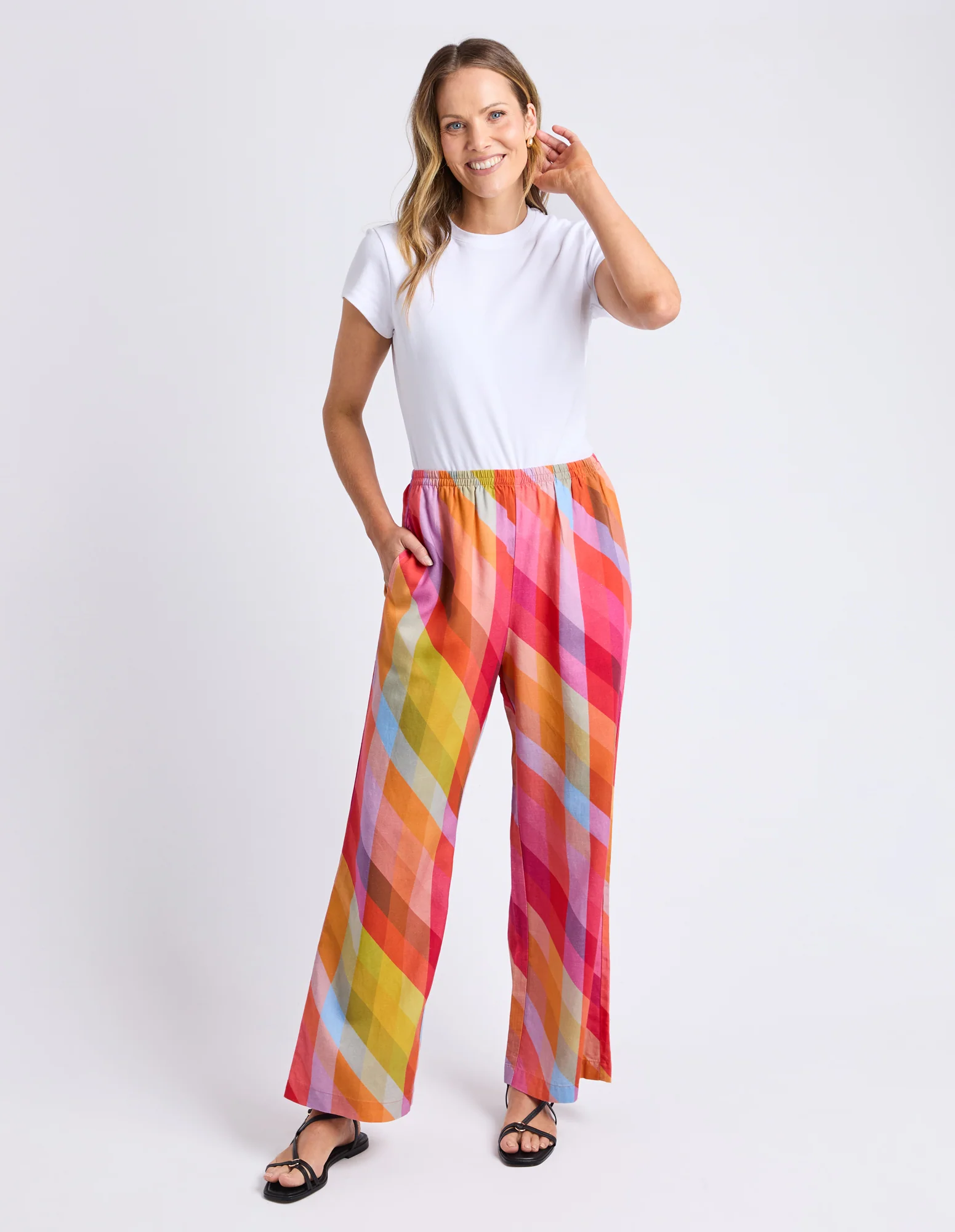 Rena Pant Rena Striped Print - Image 12