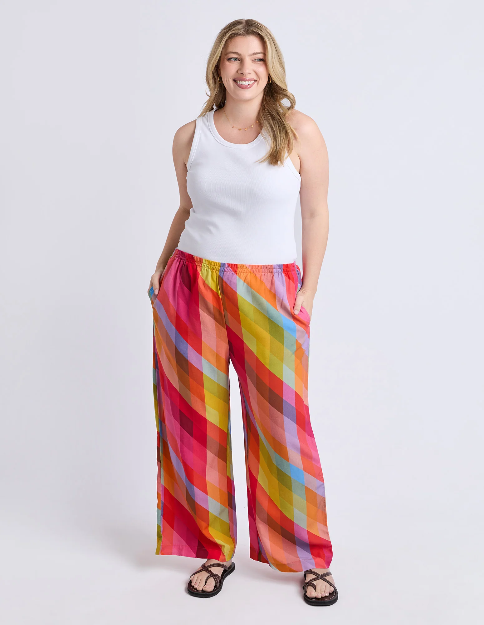Rena Pant Rena Striped Print - Image 3
